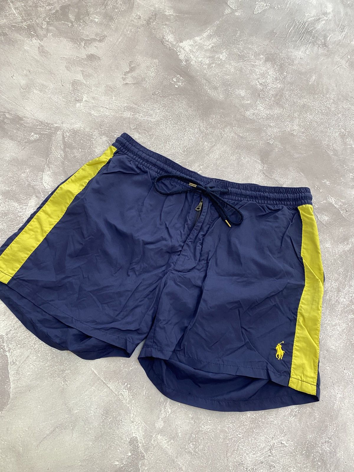 Polo Ralph Lauren Vintage Polo Ralph Lauren Nylon Swimming Shorts Size US 28 / EU 44 - 2 Thumbnail
