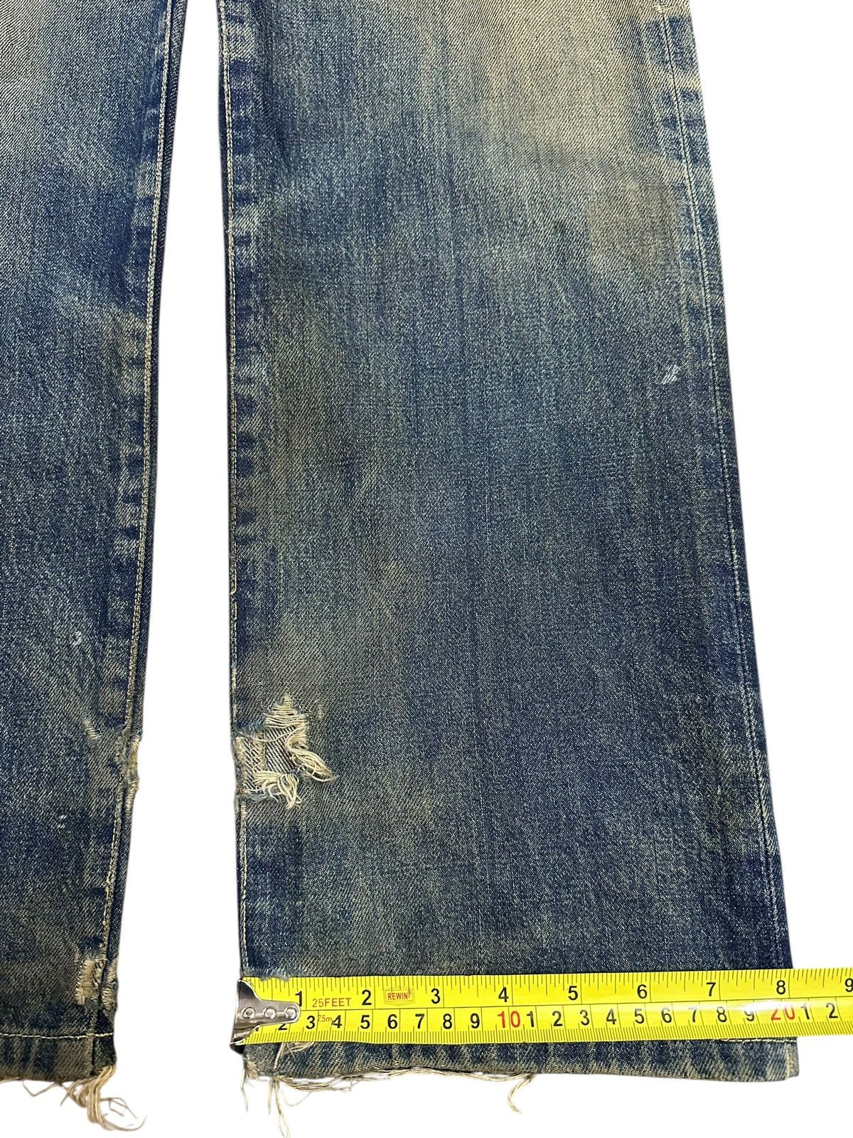 Japanese Brand Vintage Japan Post O’All Selvedge Mud Wash Style Jeans Size US 30 / EU 46 - 18 Thumbnail