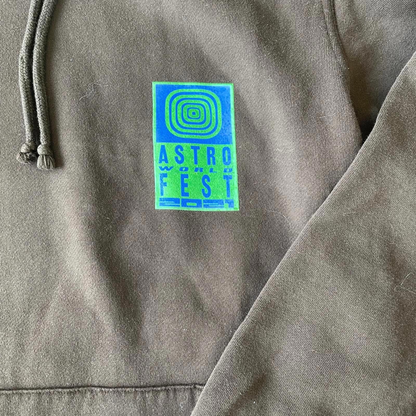 Travis Scott Travis Scott Astroworld 2021 Flame Guy Hoodie Brown Small Size US S / EU 44-46 / 1 - 2 Thumbnail