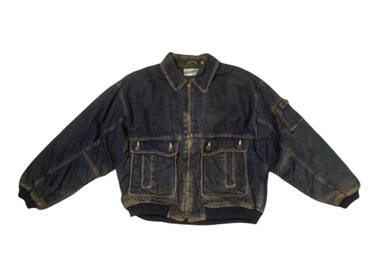 Worldwide Youth Rare Design Vintage World Wide Bobson Denim Jackets Size US L / EU 52-54 / 3 - 1 Thumbnail