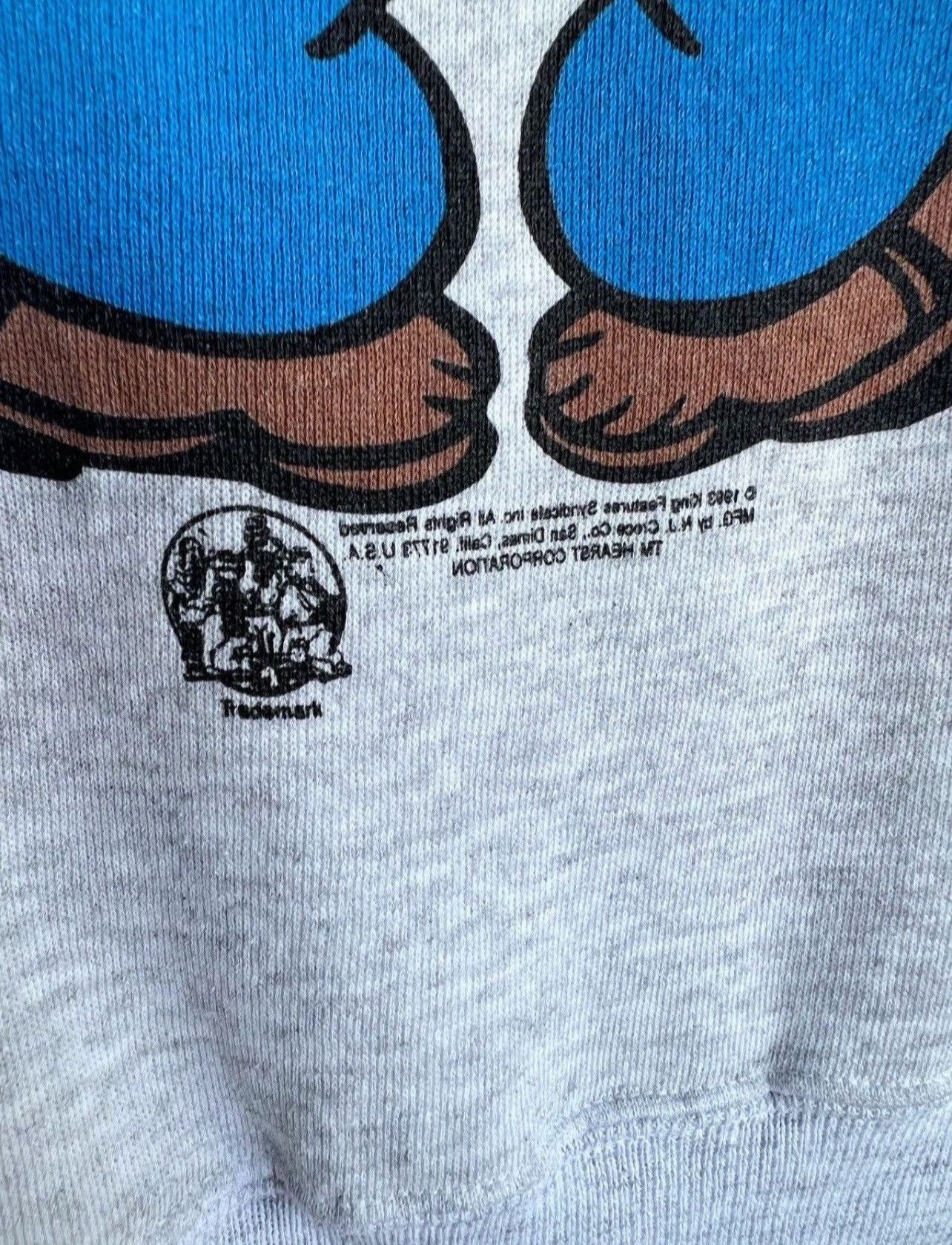 Cartoon Network × Vintage Vintage 90s Popeye Sweater Popeye Crewneck Popeye Sweatshirt Size US L / EU 52-54 / 3 - 16 Thumbnail