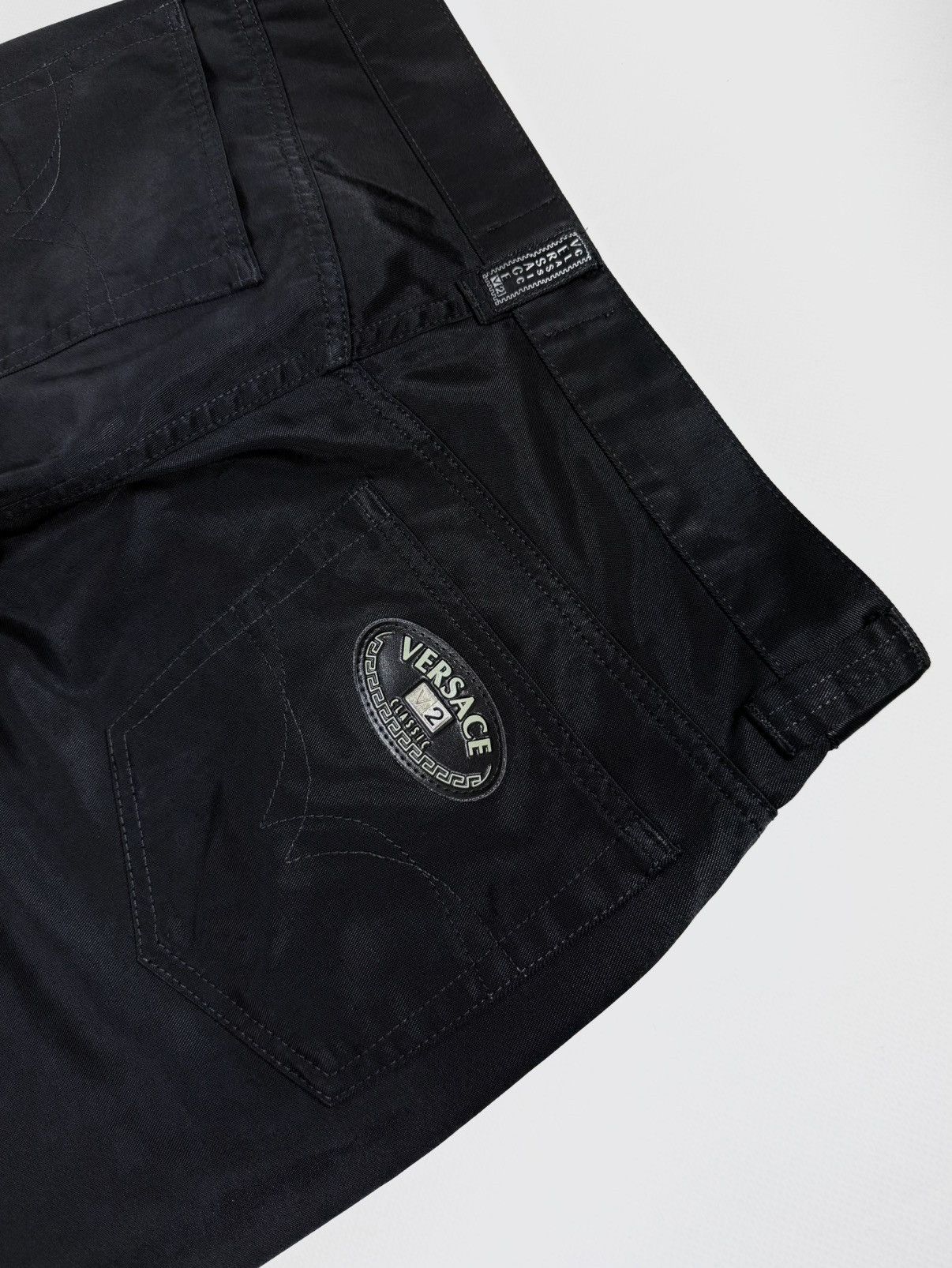 Versace Versace V2 Classic Cotton Nylon Blend Straight Pants Size US 30 / EU 46 - 13 Thumbnail