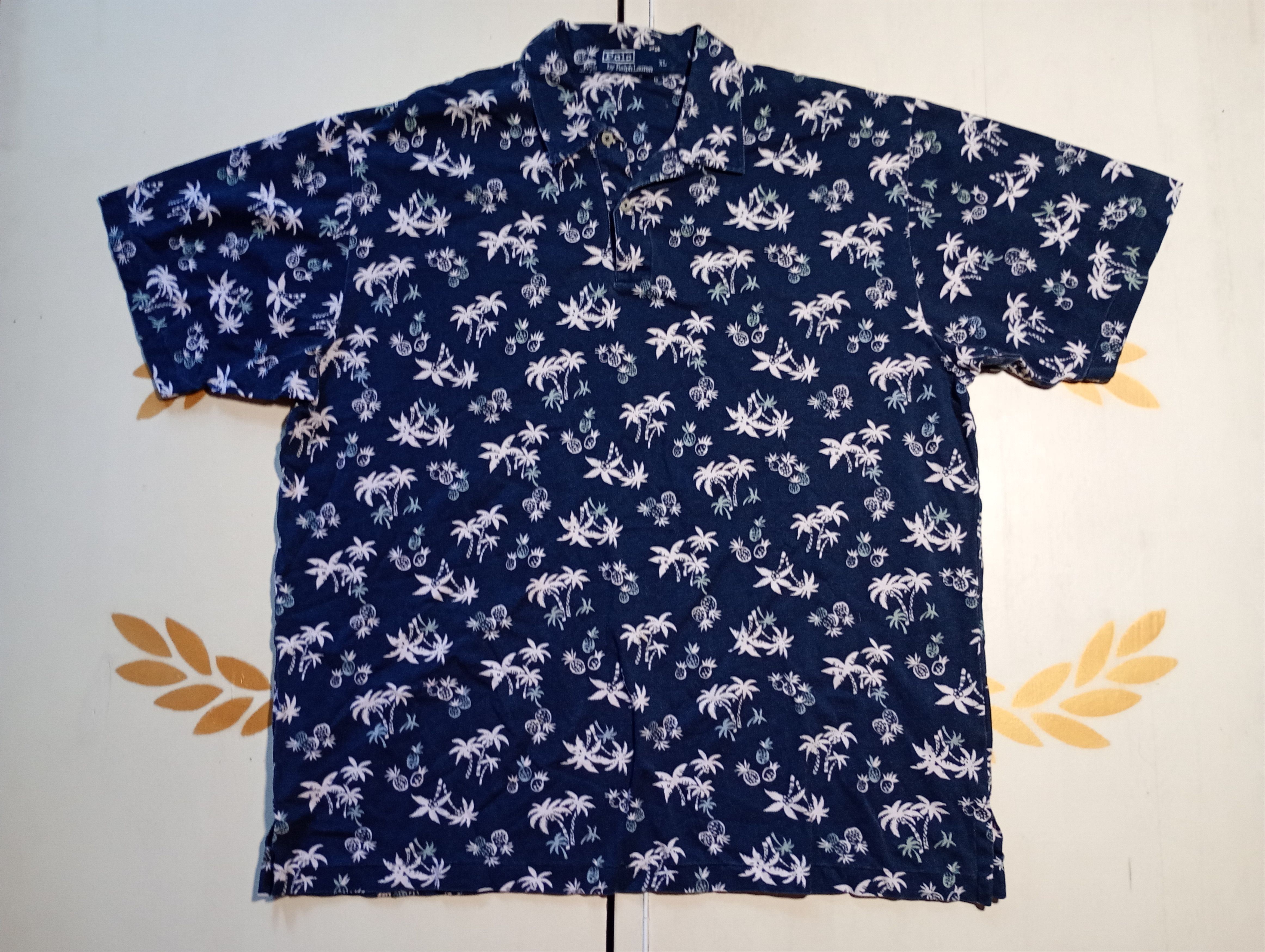 Polo Ralph Lauren Polo Ralph Lauren Printed Polo Shirt Vintage 90's Size US XL / EU 56 / 4 - 2 Thumbnail