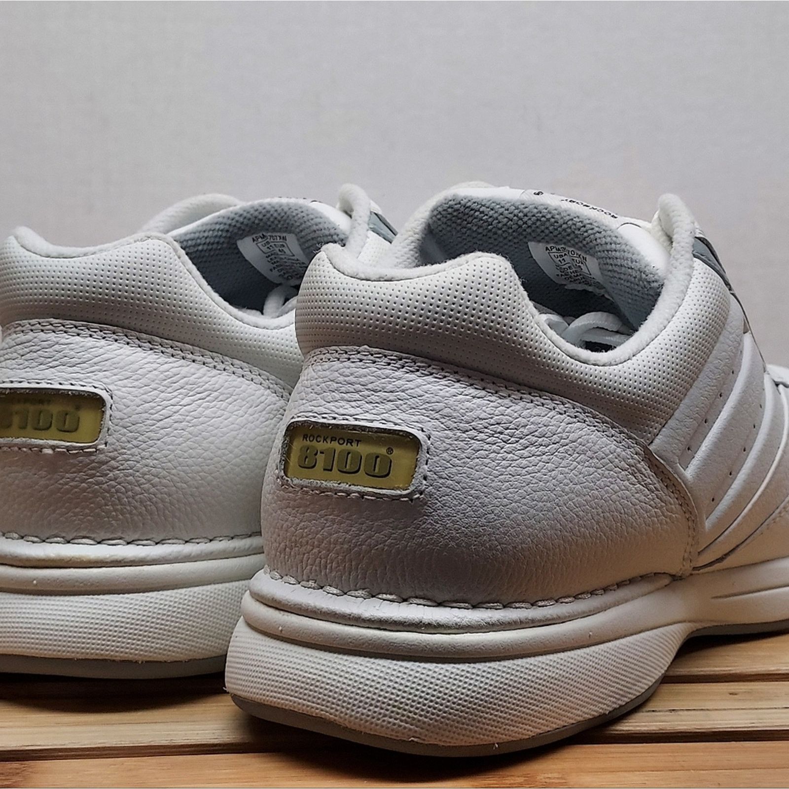 Rockport Rockport Mens | White | Leather 8100 Prowalker Shoes Size 11 Size US 11 / EU 44 - 3 Thumbnail