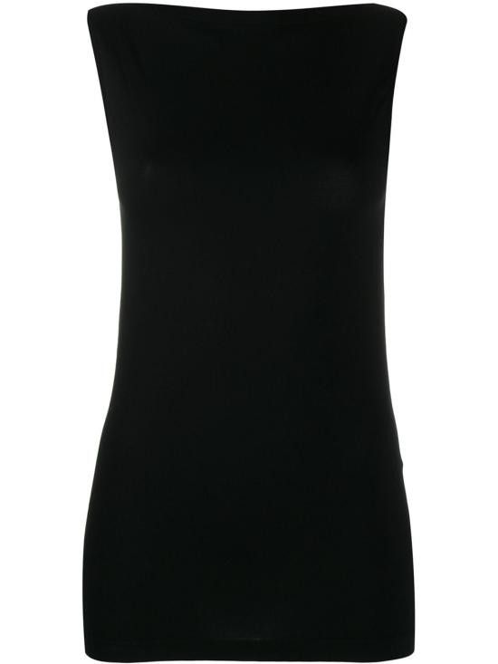 Wolford WOLFORD Women Tops 56219 7005 BLACK Size L / US 10 / IT 46 - 1 Thumbnail