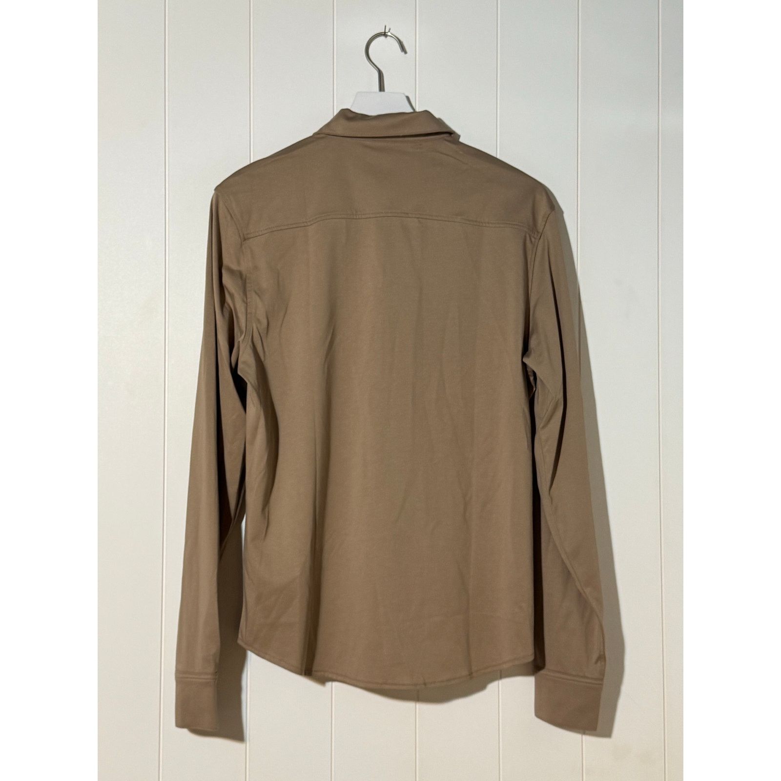 Hickey Freeman Hickey Freeman New York New Classic Fit Shirt Taupe Small Size US S / EU 44-46 / 1 - 2 Thumbnail