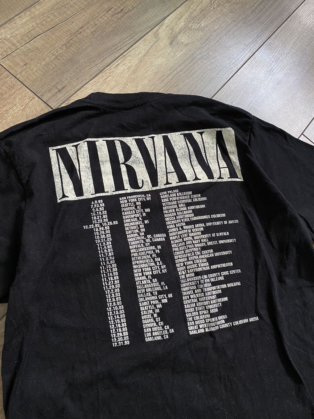 Nirvana Nirvana Merch 2016 Angel 1993 Tour T shirt Rock Band Size US M / EU 48-50 / 2 - 5 Thumbnail