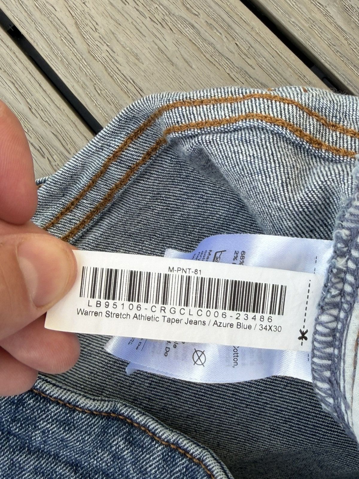 Quince Quince Premium Stretch Denim Jeans Medium Wash Size 34x30 Size US 34 / EU 50 - 6 Thumbnail