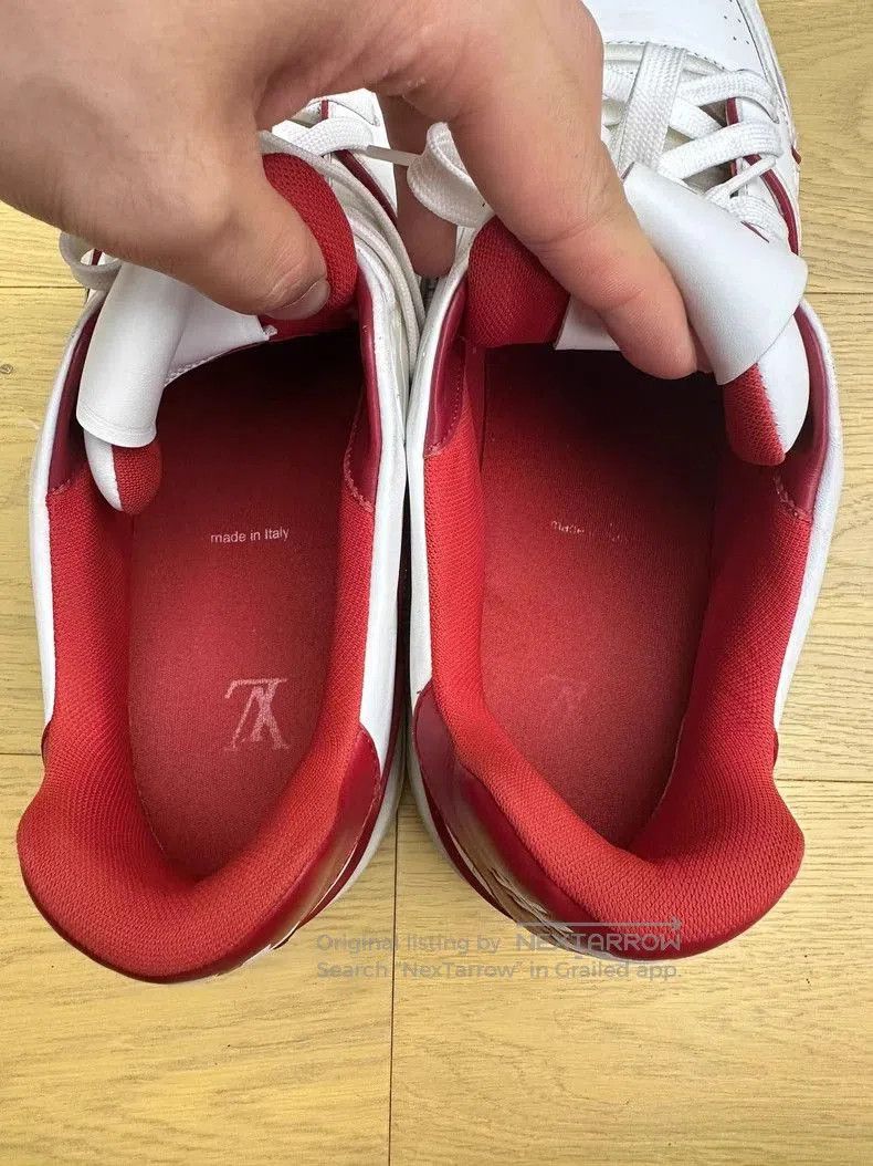 Louis Vuitton Louis Vuitton LV Trainer Red White. Size US 11 / EU 44 - 6 Thumbnail