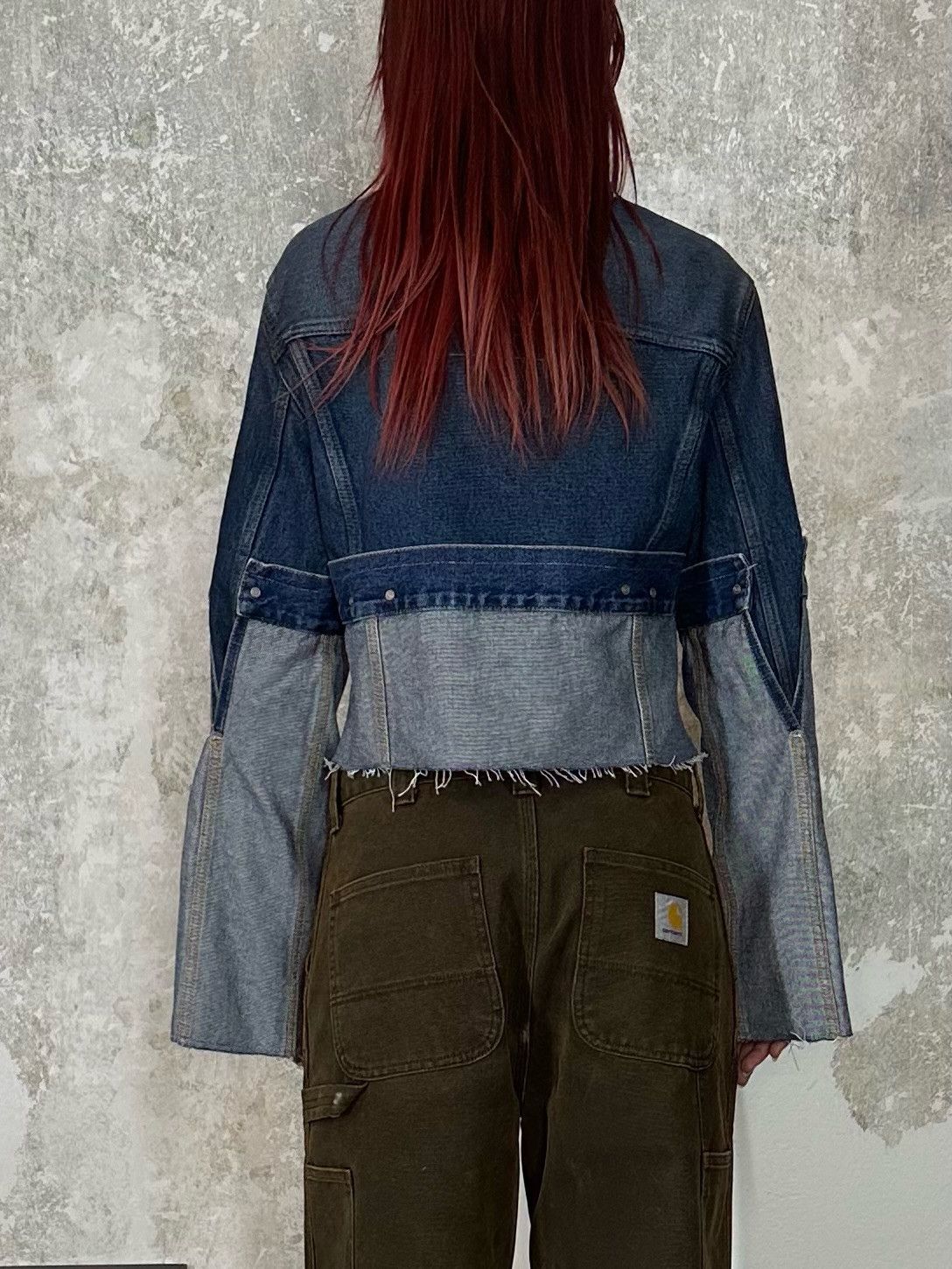 Maison Margiela MM6 Maison Margiela Cropped Denim Jacket Size M / US 6-8 / IT 42-44 - 3 Thumbnail