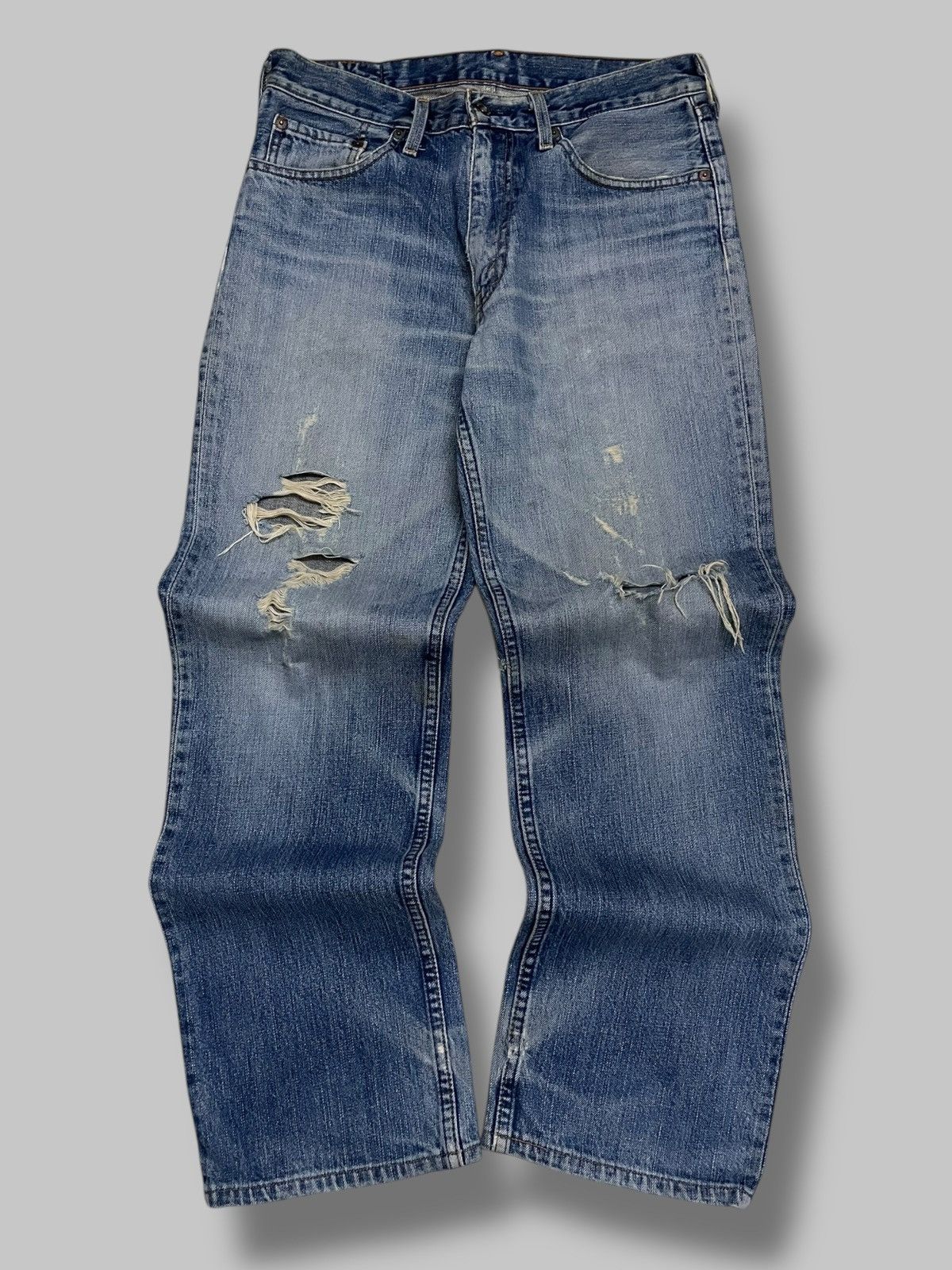 Levi's Vintage Clothing Vintage 1990s Designer Levis 502 Distressed Denim Size US 30 / EU 46 - 1 Thumbnail