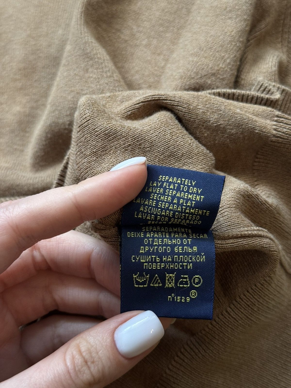 Polo Ralph Lauren Polo Ralph Lauren knit logo minimalist v-neck sweater Size US XXL / EU 58 / 5 - 5 Thumbnail