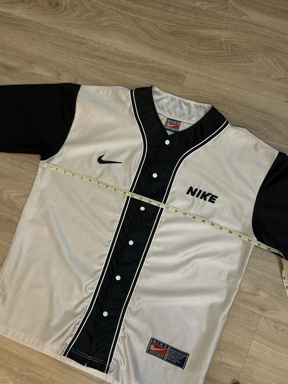 Nike 💥RARE💥 Nike Vintage "Just Do It" Baseball Jersey Size US L / EU 52-54 / 3 - 4 Thumbnail