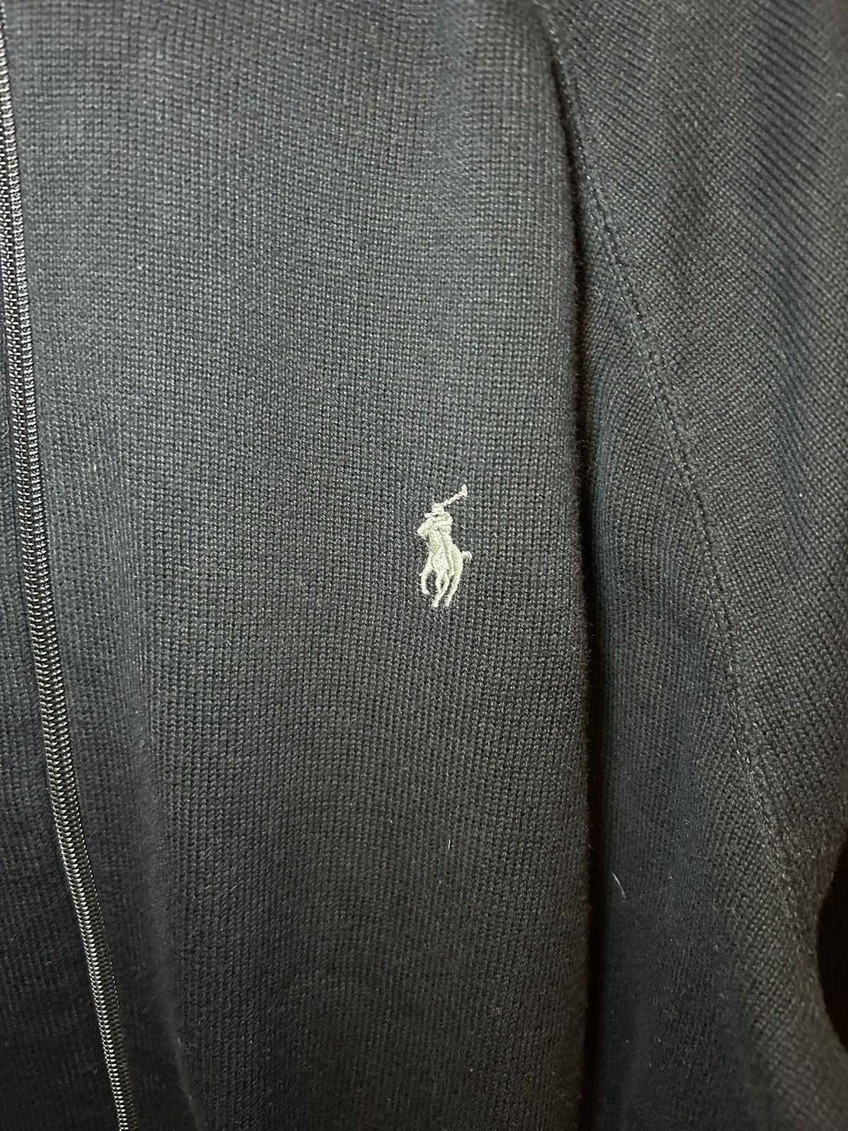 Polo Ralph Lauren Vintage Polo Ralph Lauren classic pony knit zip-up sweater Size US L / EU 52-54 / 3 - 5 Thumbnail