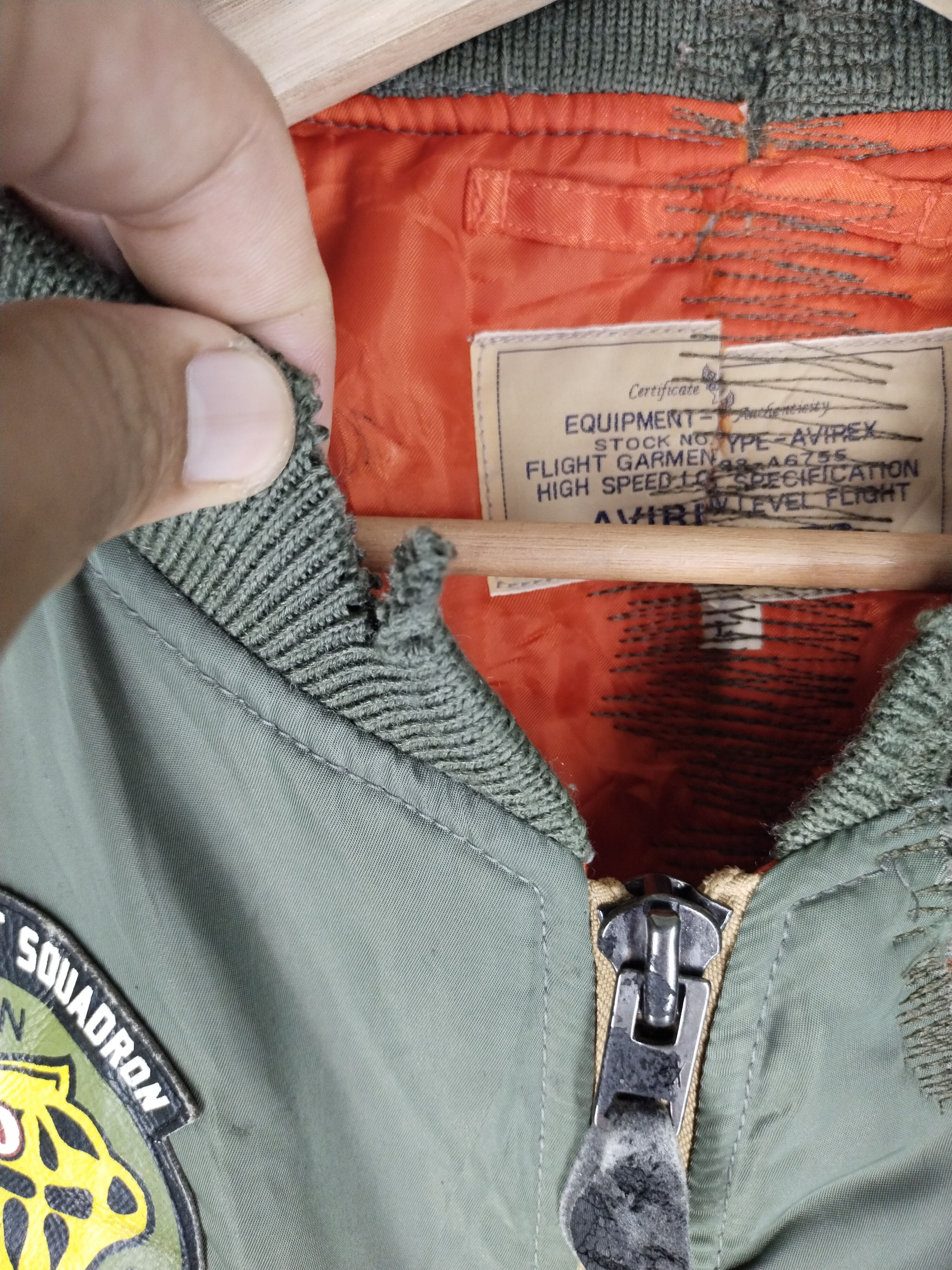 Avirex Avirex P-40 Warhawk Aleutian Tigers Bomber Jacket Size US L / EU 52-54 / 3 - 15 Thumbnail