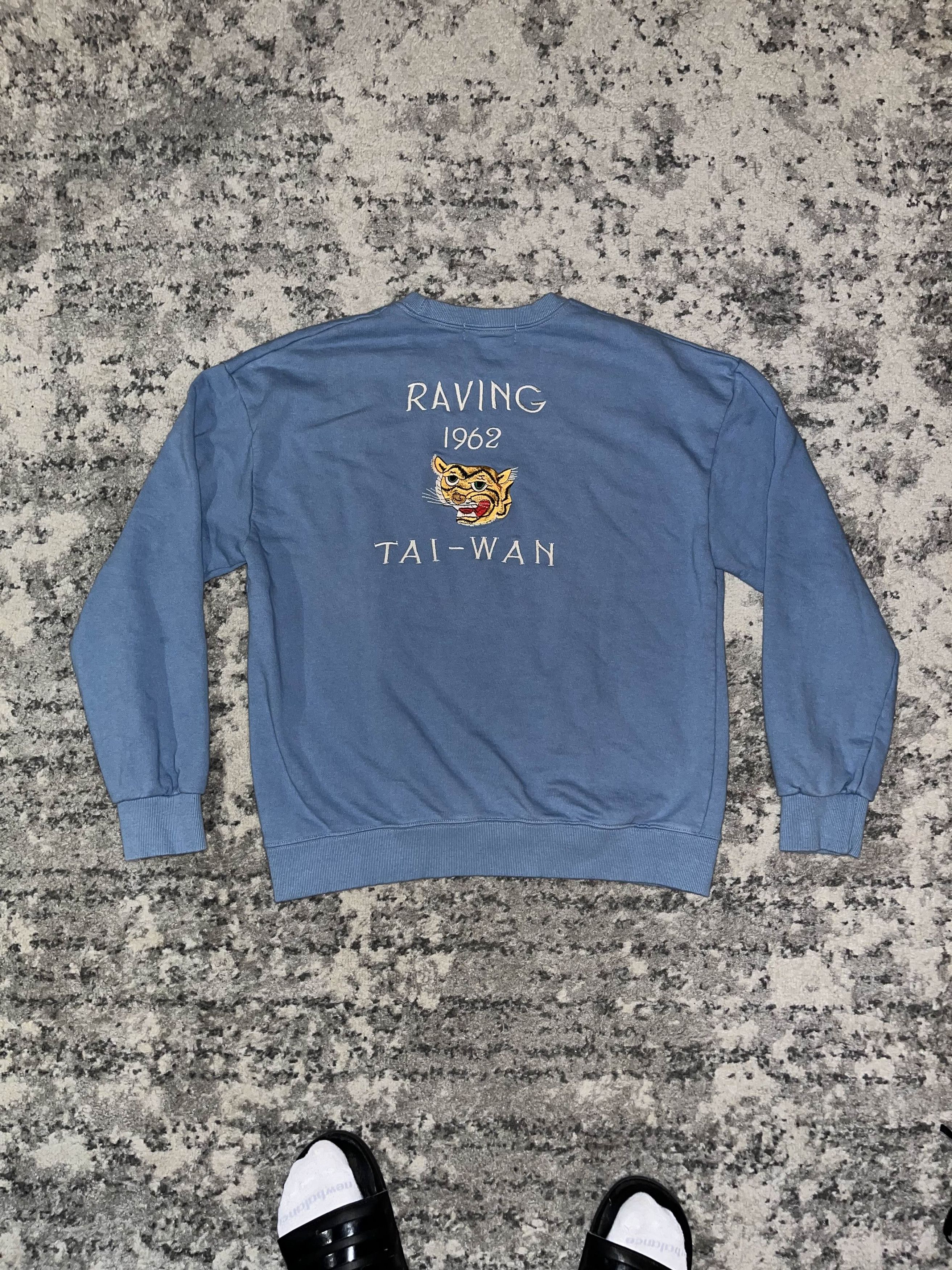 Japanese Brand 1962 Raving Tai-Wan Tiger Embroidered Sweatshirt Size US S / EU 44-46 / 1 - 3 Thumbnail