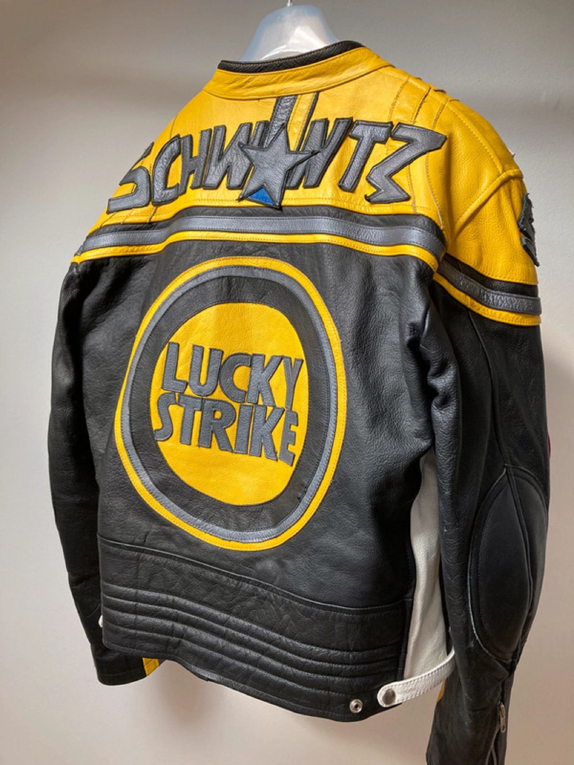Genuine Leather Lucky strike Rare 1990s Leather Jacket Size US L / EU 52-54 / 3 - 5 Thumbnail