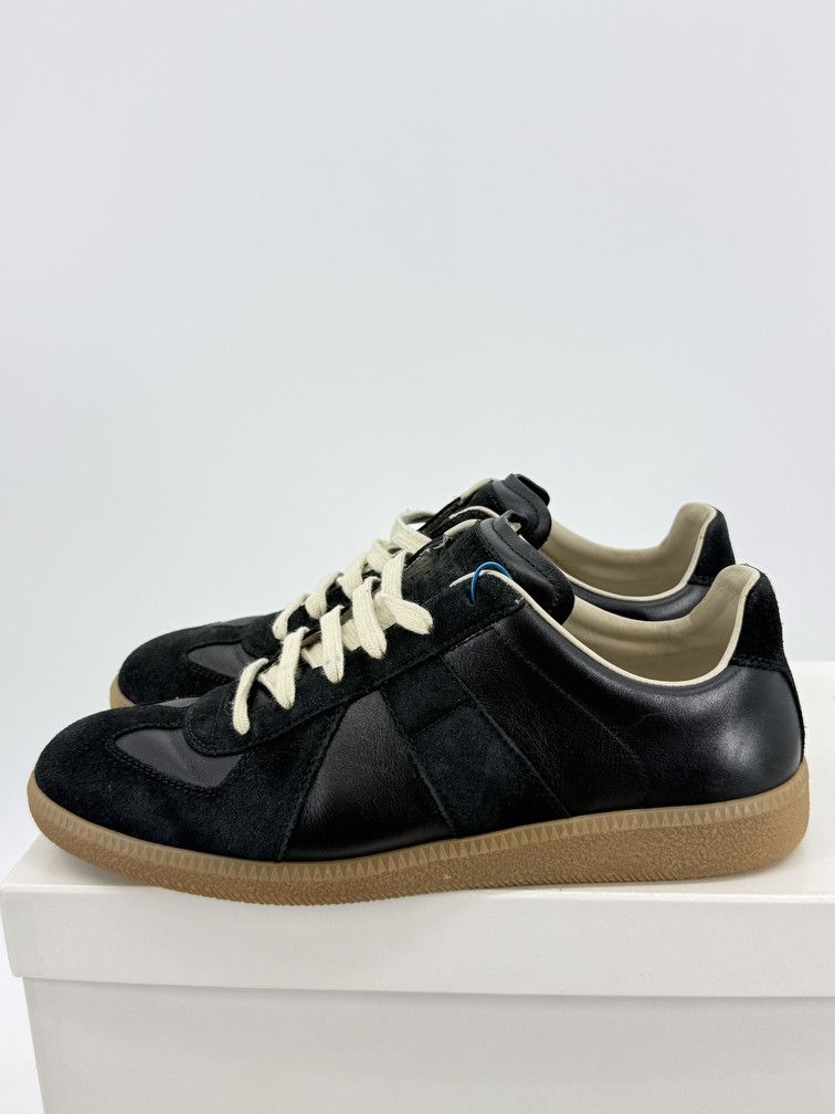 Maison Margiela GAT Low Black Suede Gum Size US 8.5 / EU 41-42 - 4 Thumbnail