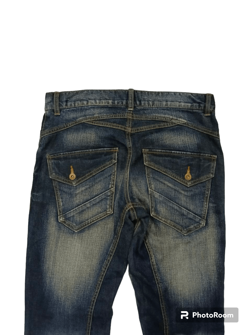 Japanese Brand FLARE RUSTY A.V.V HOMME DENIM PANTS Size US 32 / EU 48 - 4 Thumbnail