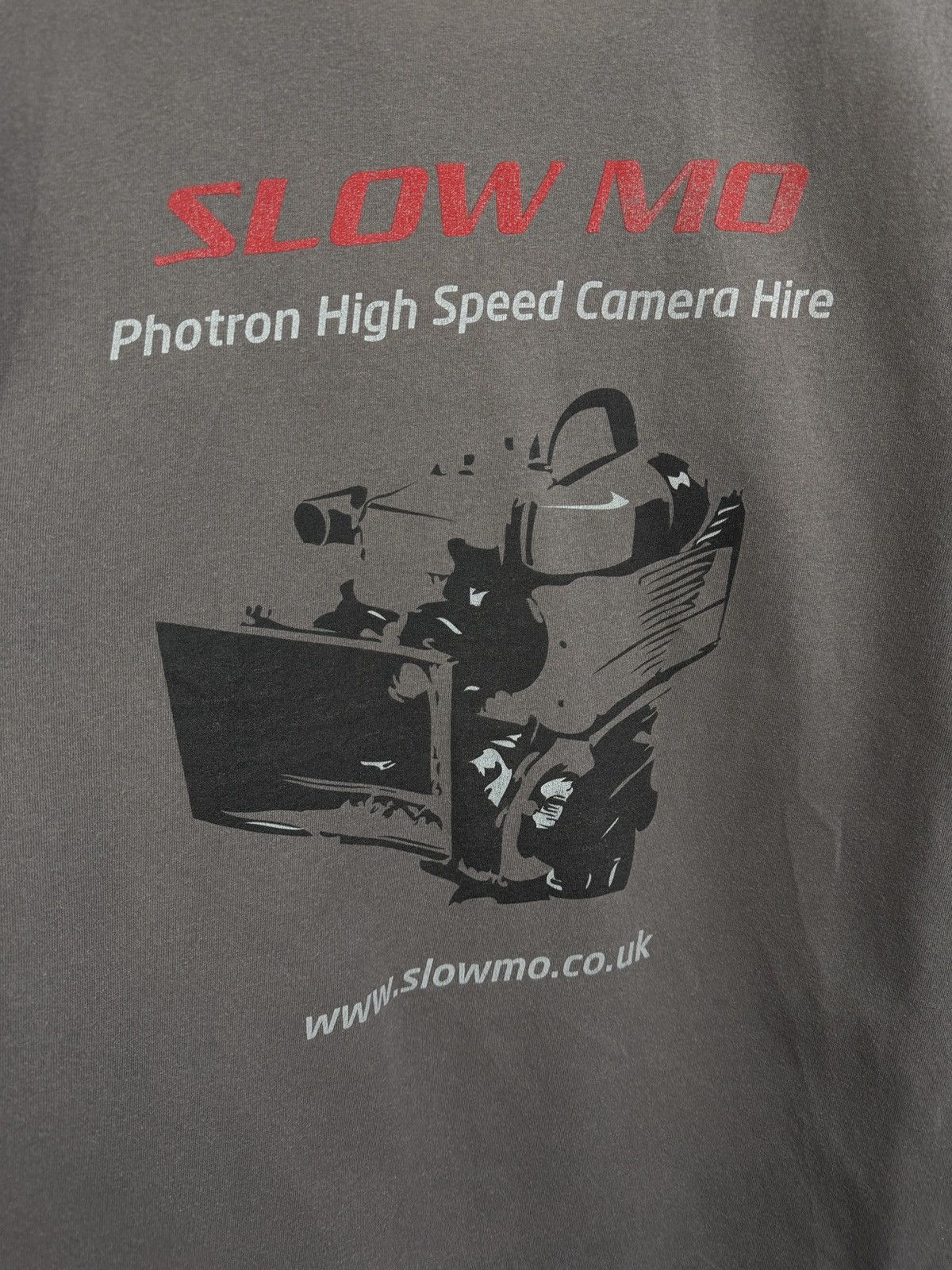 4GSELLER 🇺🇸 Vintage Y2K Slow Mo Photron High Speed Camera Hire T-Shirt Size US L / EU 52-54 / 3 - 3 Thumbnail