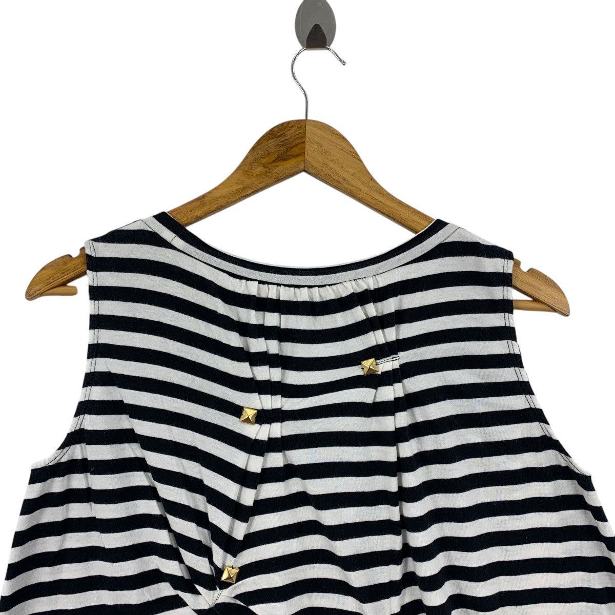 Designer × Issey Miyake SUNAOKUWAHARA stripe women sleeve less dress Size M / US 6-8 / IT 42-44 - 9 Thumbnail
