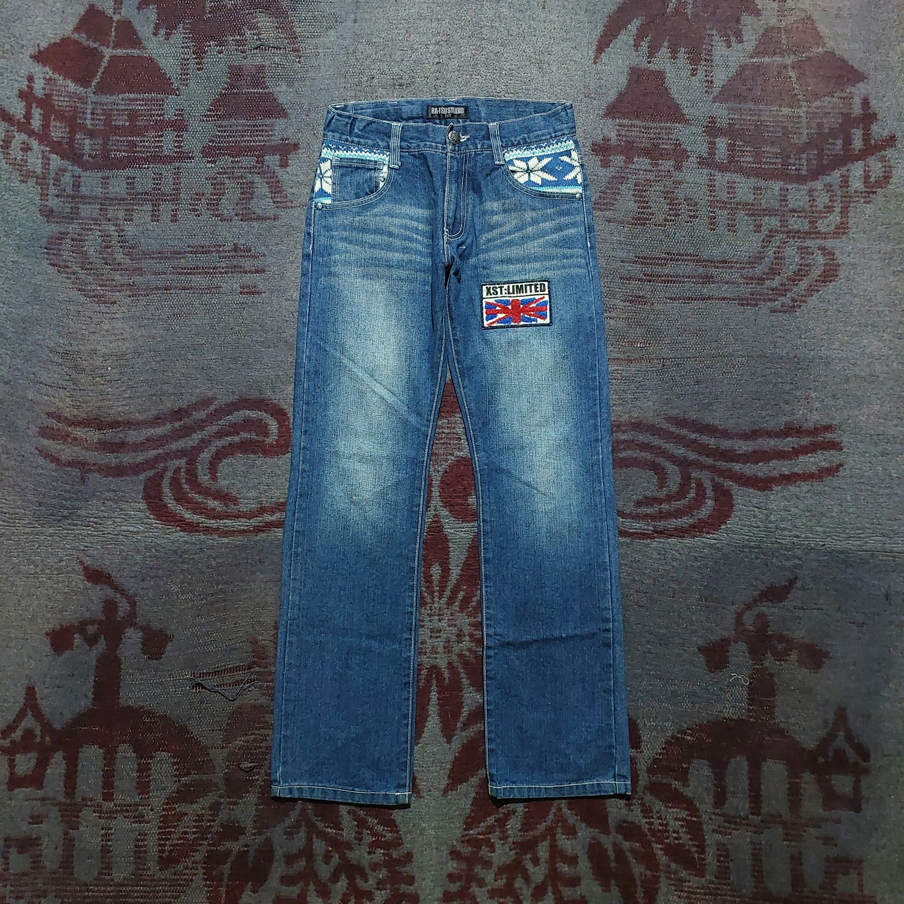 Japanese Brand BA-TSUSTUDIO navajo pocket wol blue jeans Size US 30 / EU 46 - 1 Thumbnail