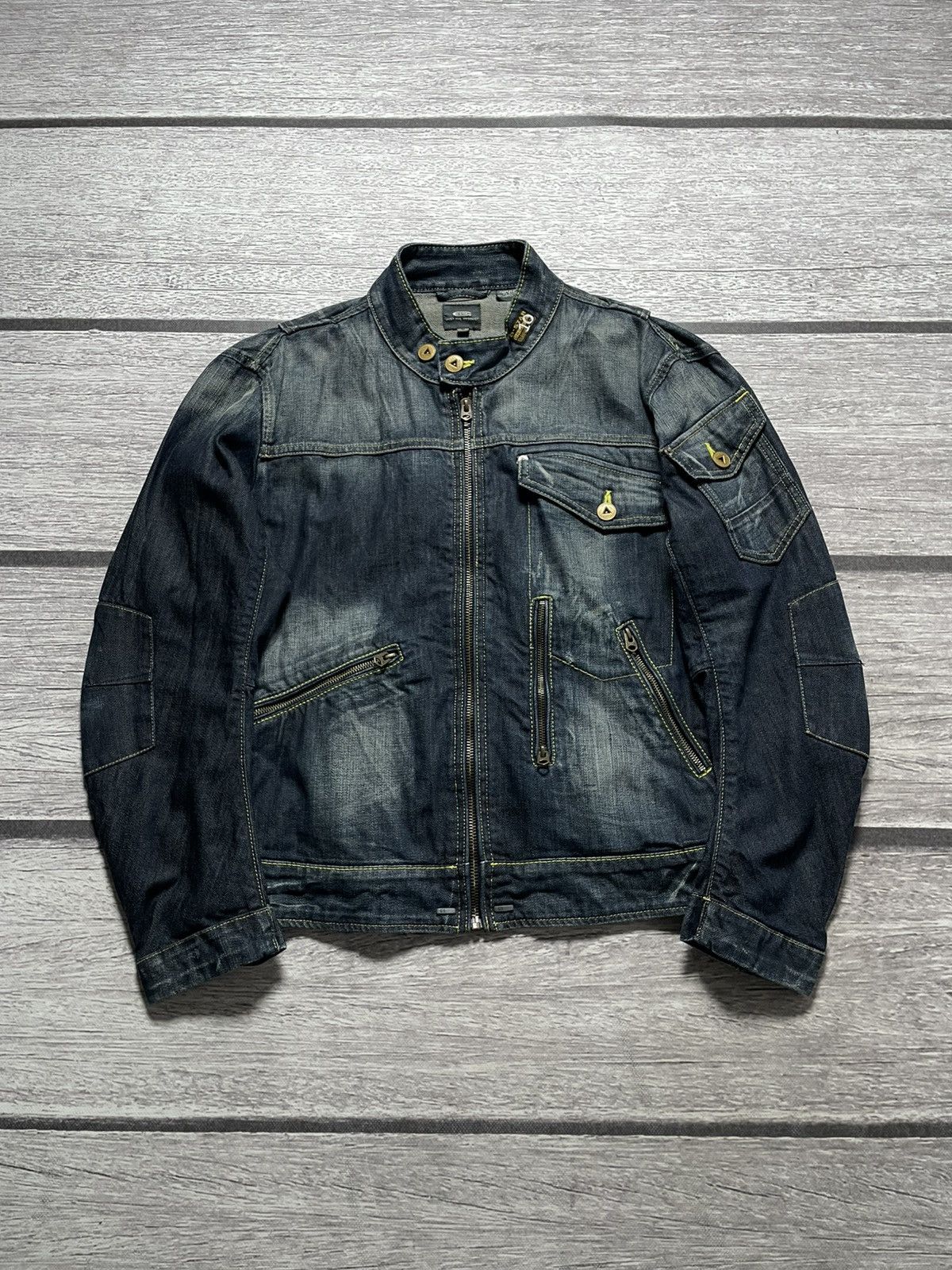 G-Star G-Star Raw Avant Garde Cropped Denim Jacket Size US L / EU 52-54 / 3 - 2 Thumbnail