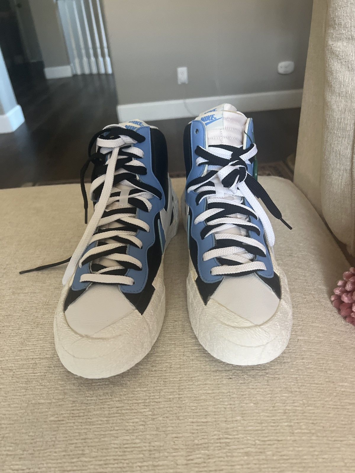 Nike × Sacai BRAND NEW Nike Sacai Blazer High top Blue Size 12 Size US 12 / EU 45 - 3 Thumbnail