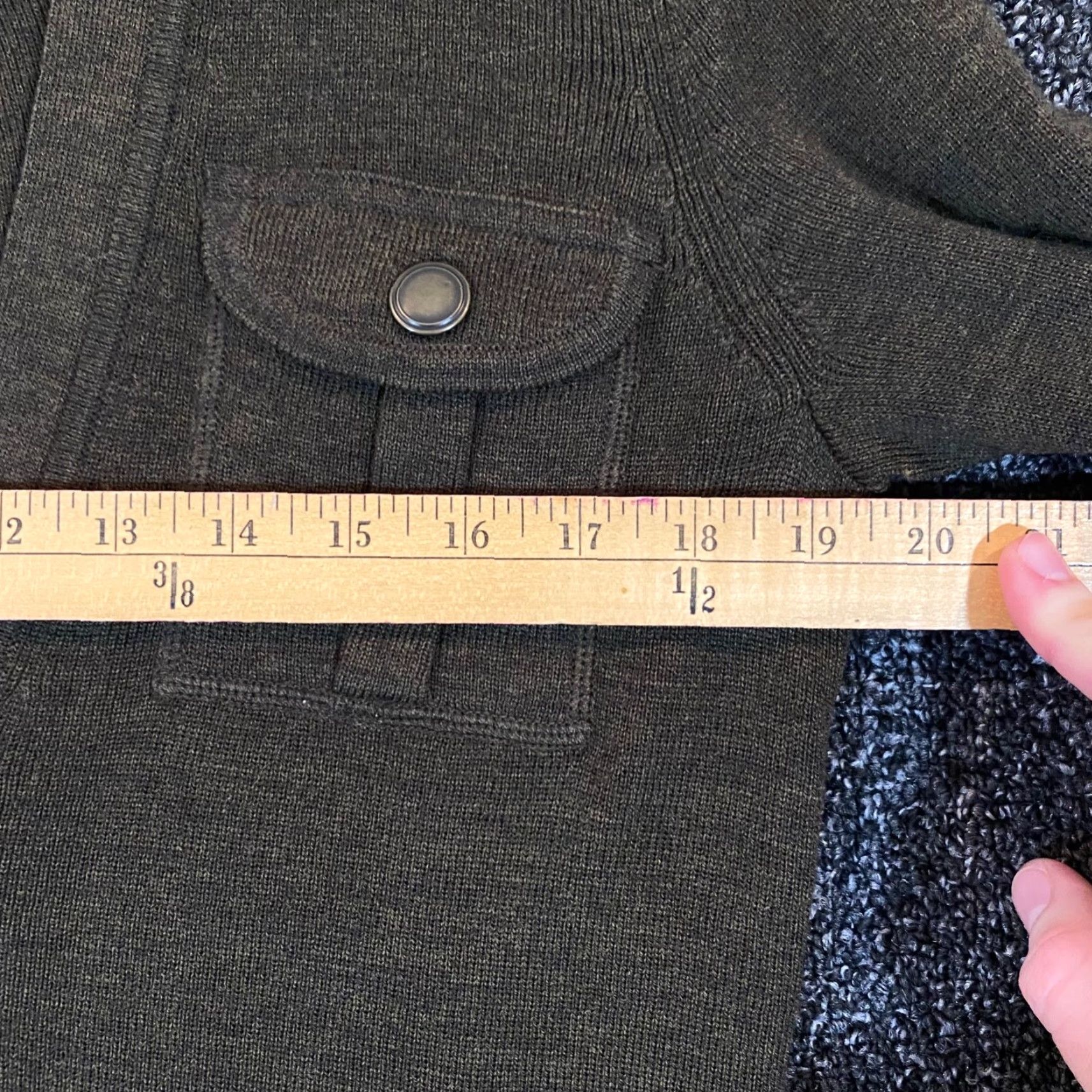 Eddie Bauer Eddie Bauer Sweater Womens Medium Brown Wool Blend Button Cardigan Knit Size M / US 6-8 / IT 42-44 - 7 Thumbnail