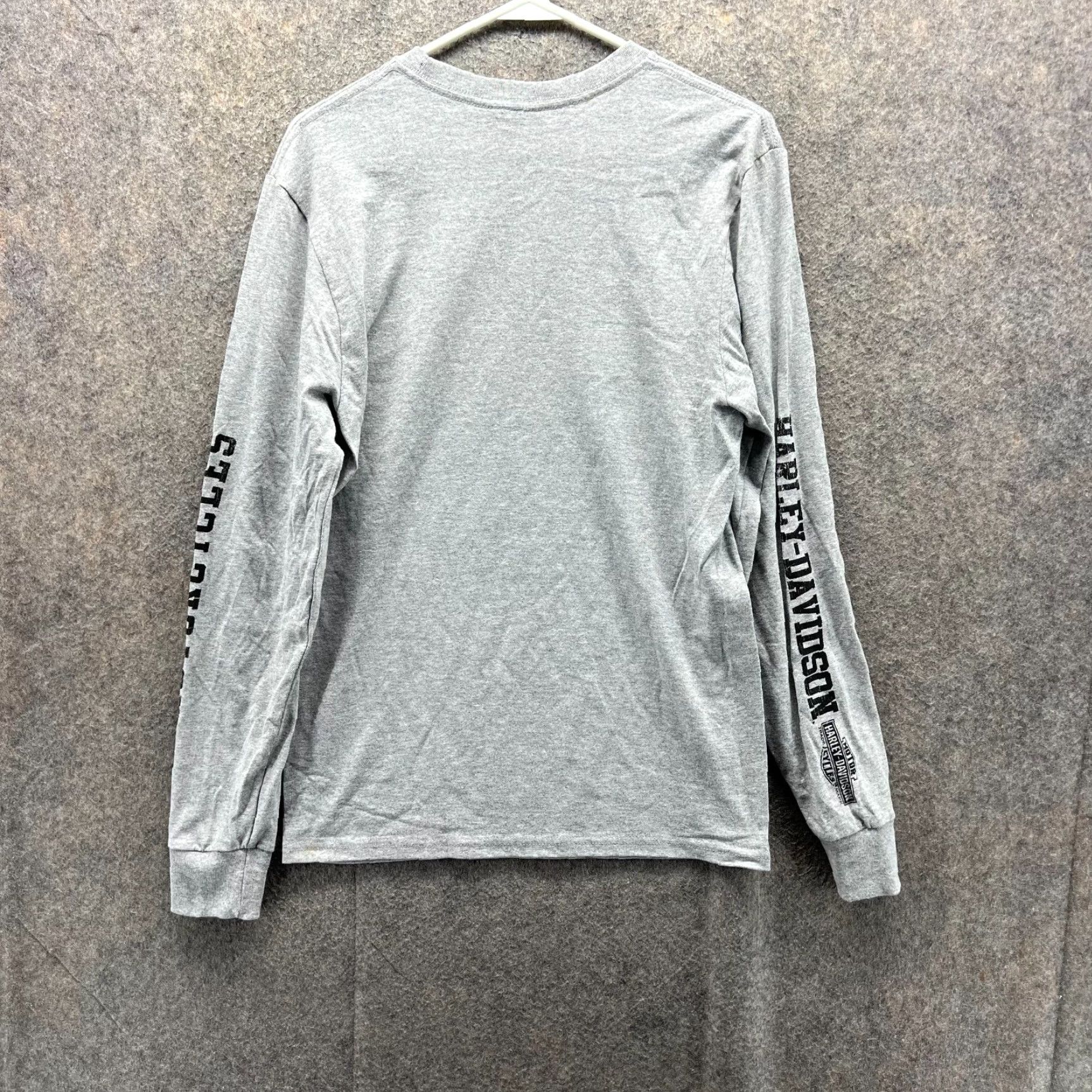 Harley Davidson Harley-Davidson Shirt Men Small Gray Logo T-Shirt Long Sleeve 2018 Vintage No N/A Size US S / EU 44-46 / 1 - 2 Thumbnail