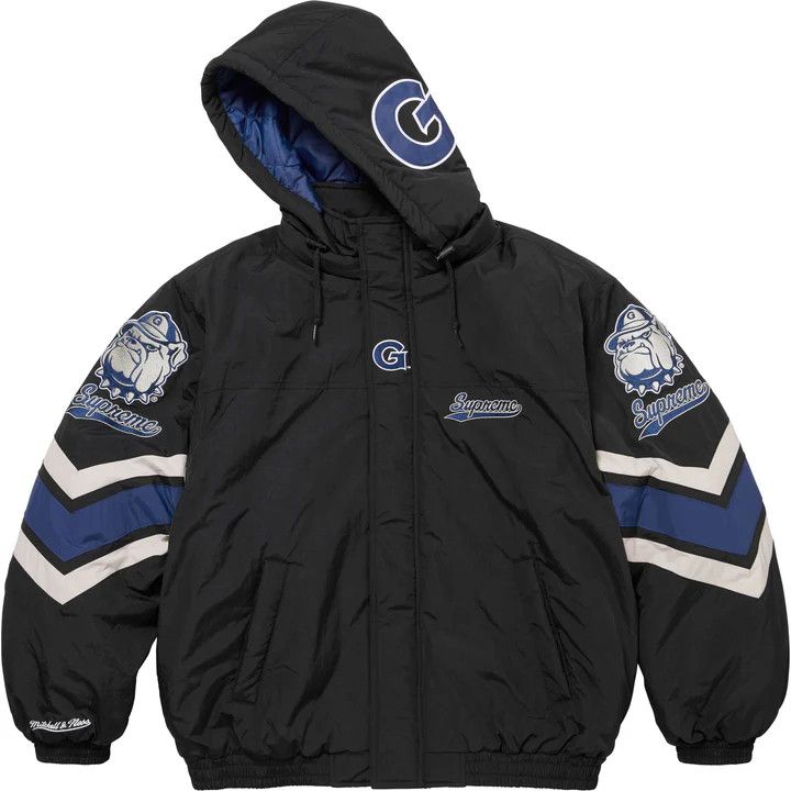 Mitchell & Ness × Supreme Supreme®/Mitchell & Ness NCAA Hooded Stadium Jacket Size US L / EU 52-54 / 3 - 4 Thumbnail