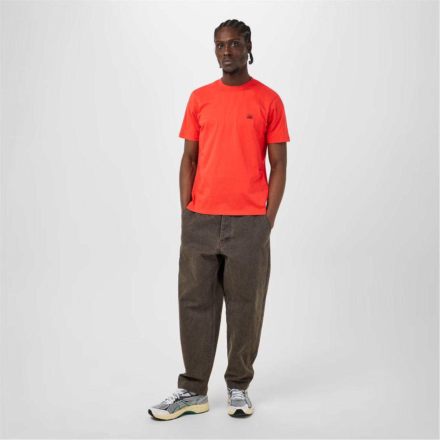 C.P. Company o1g2r1mq0426 Jersey T-Shirt in Red Size US S / EU 44-46 / 1 - 6 Thumbnail