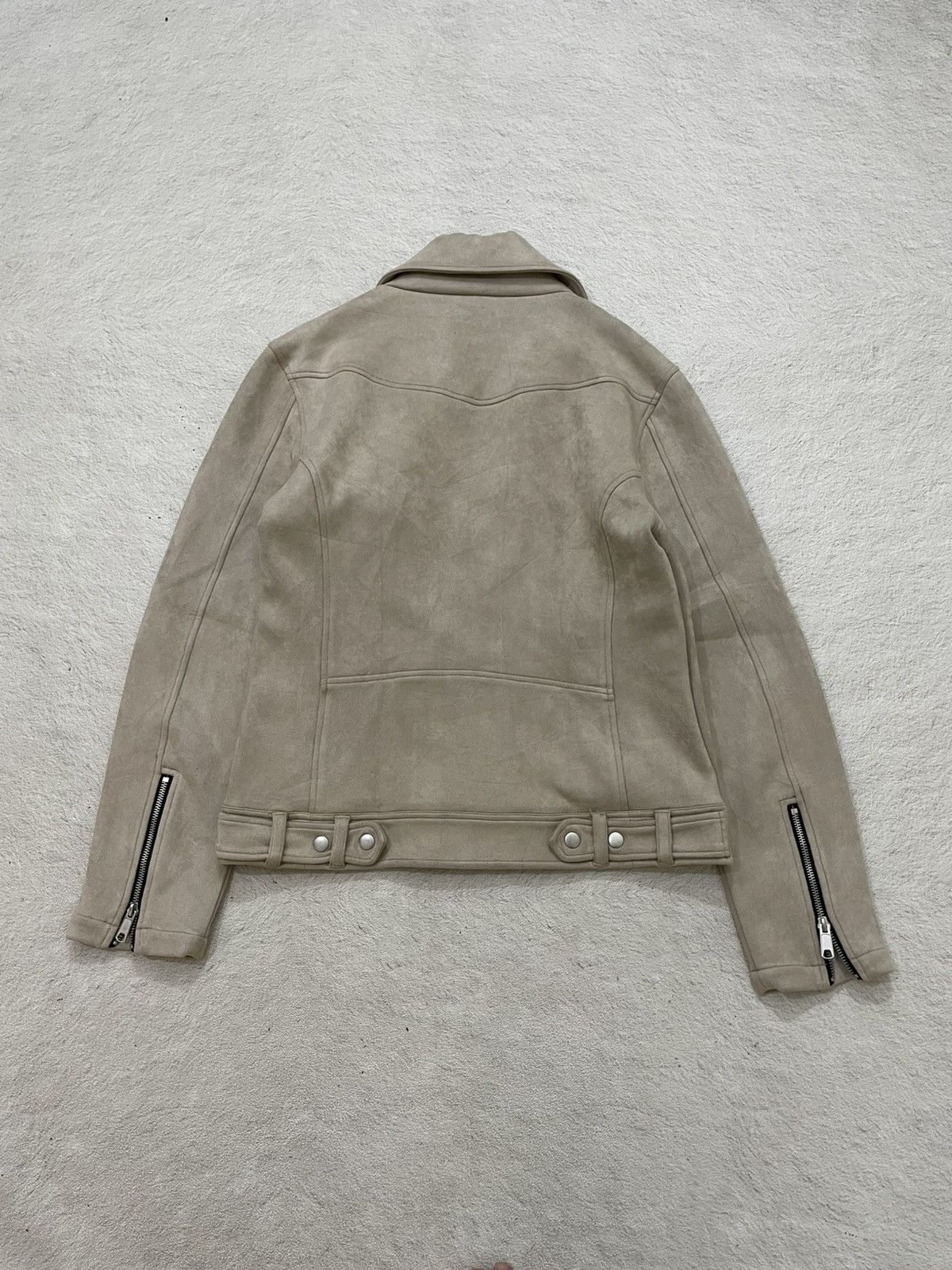 Japanese Brand 00s Japan Jacket Shearling Collar Asymmetrical Zip Vkei Y2K Size US M / EU 48-50 / 2 - 8 Thumbnail
