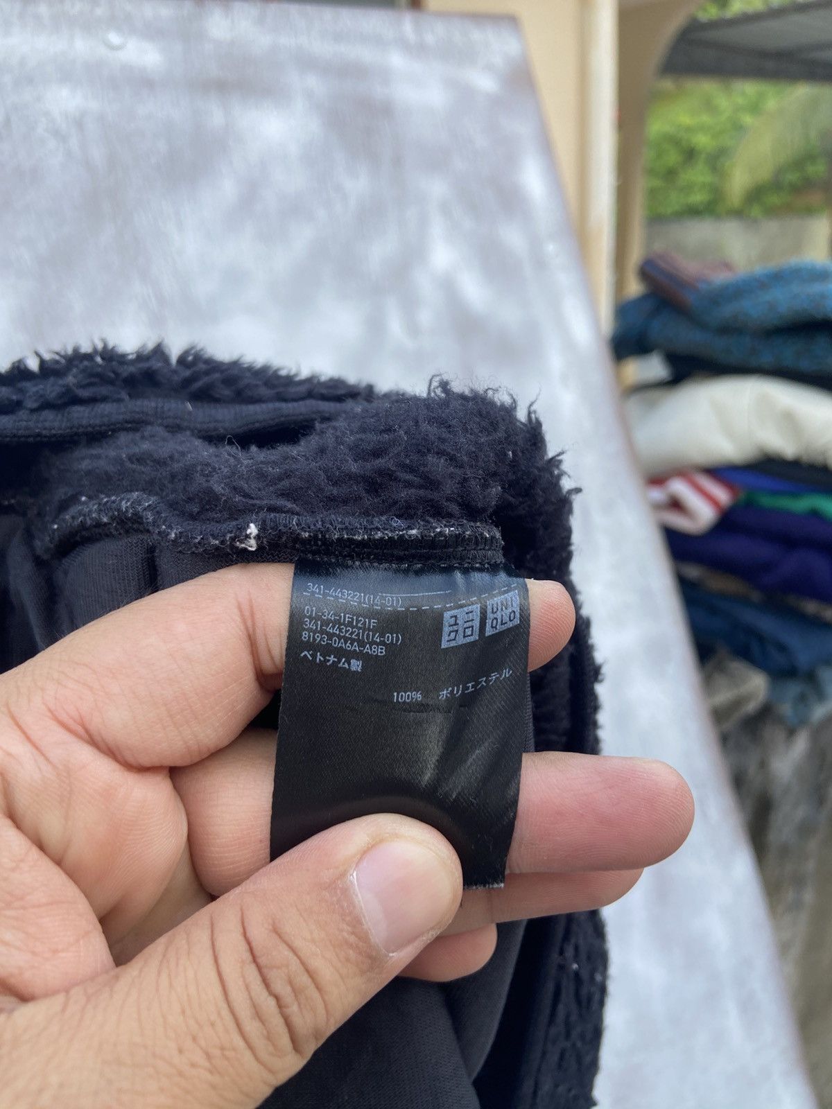 Japanese Brand Uniqlo X White Mountaineering Half Button Fleece Jacket Size US L / EU 52-54 / 3 - 6 Thumbnail