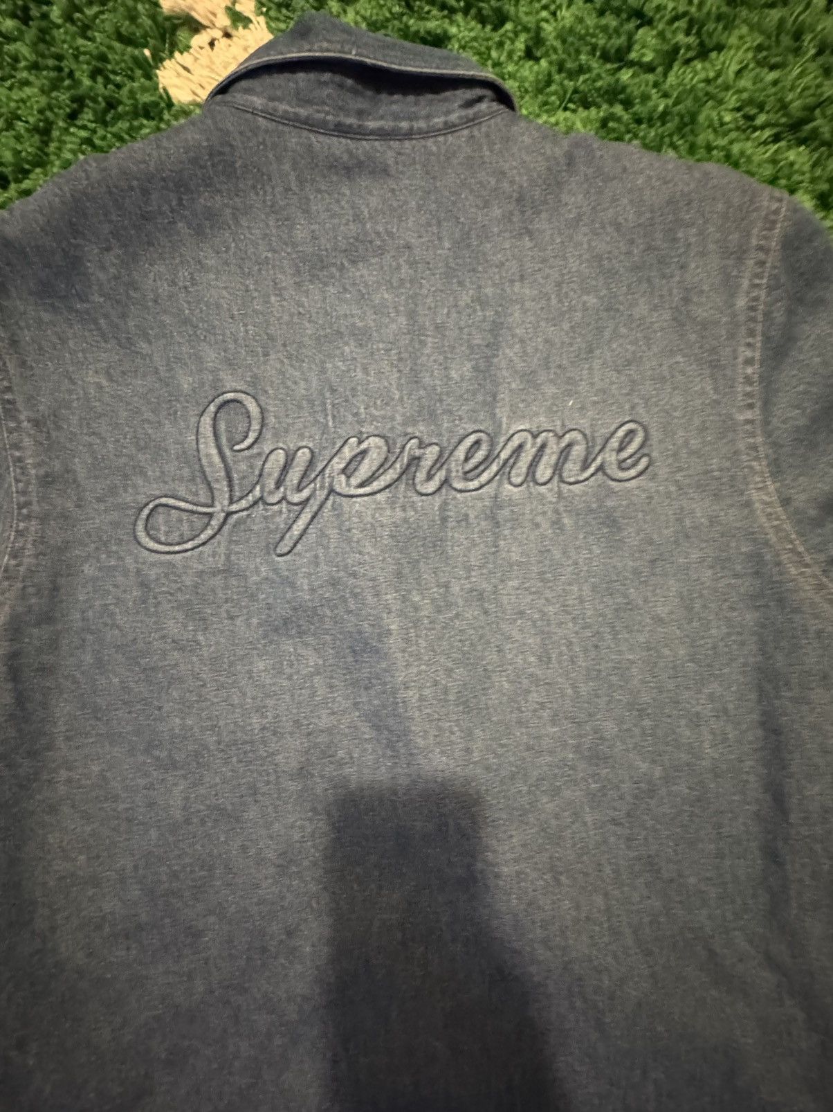 Supreme Supreme Sherpa Lined Denim Shirt Size US M / EU 48-50 / 2 - 7 Thumbnail