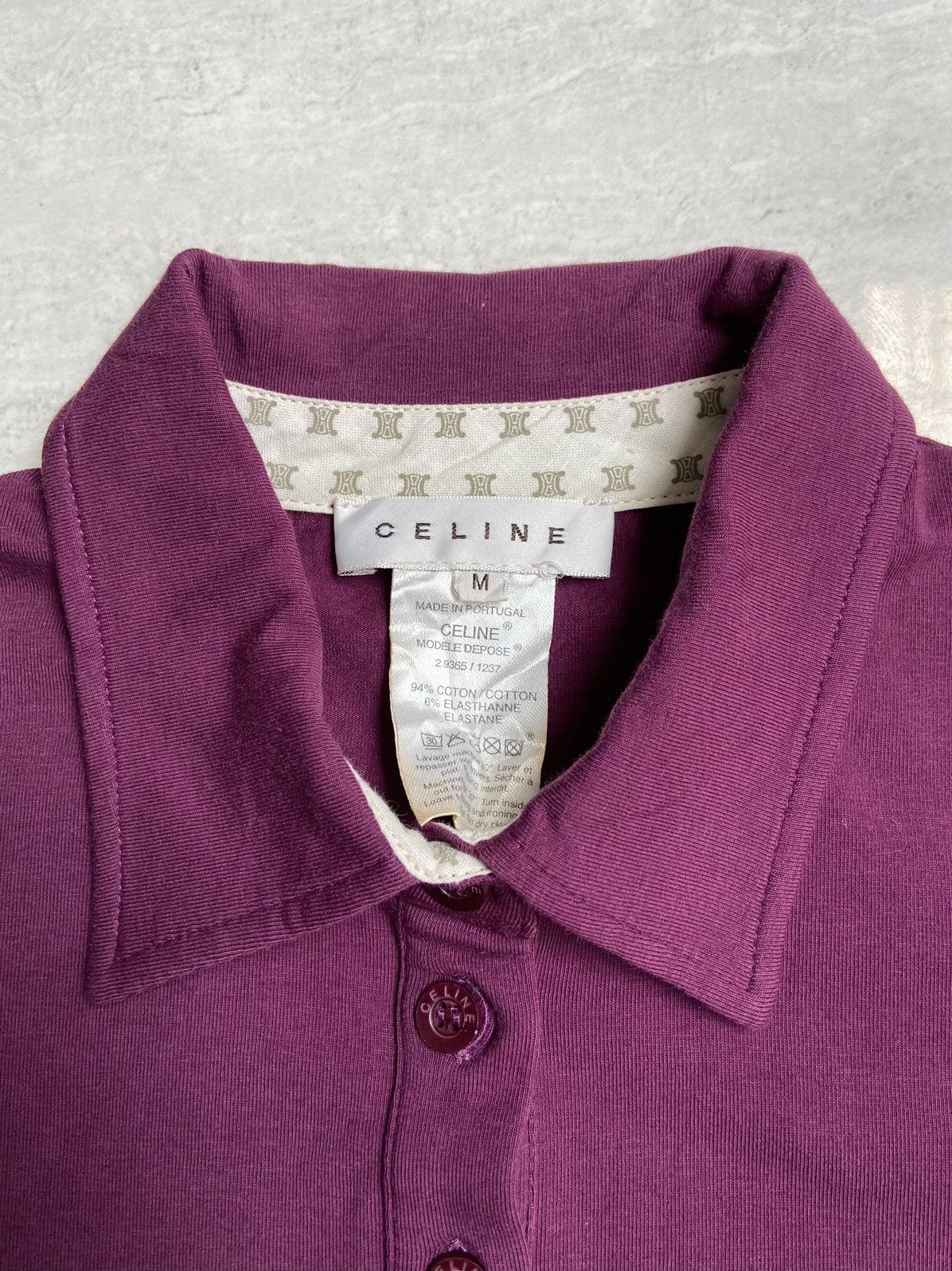 Celine CELINE Purple T-shirt Size US XS / EU 42 / 0 - 9 Thumbnail