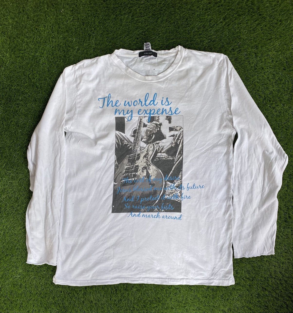 Japanese Brand Global Work Long Sleeve Photo Tee Size US L / EU 52-54 / 3 - 1 Thumbnail