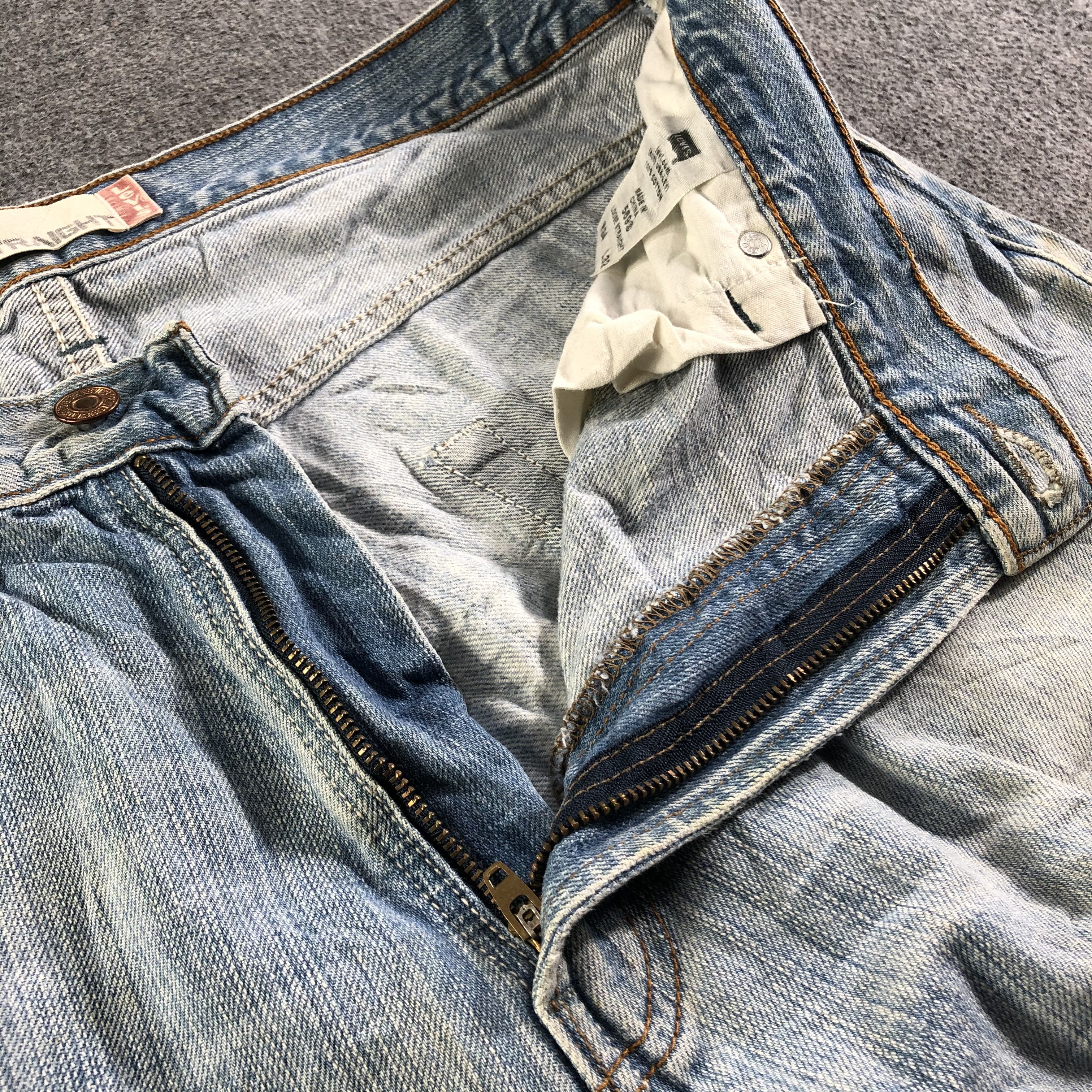 Levi's Vintage Blue Wash Levis 569 Jeans-J3103 Size US 36 / EU 52 - 8 Thumbnail