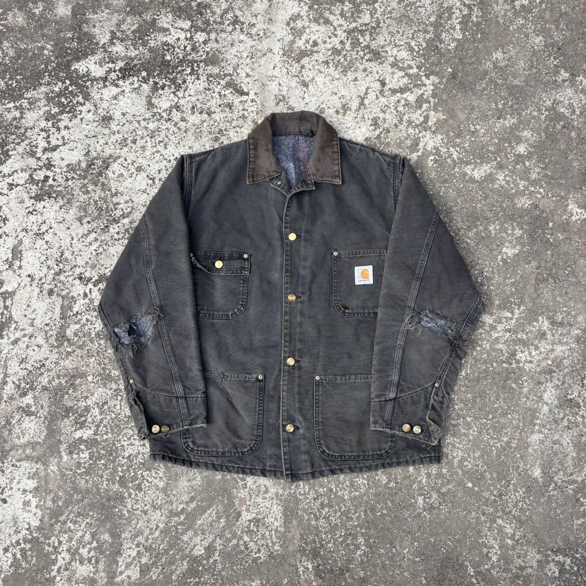 Carhartt Vintage Carhartt Chore Coat Black Size US M / EU 48-50 / 2 - 1 Thumbnail