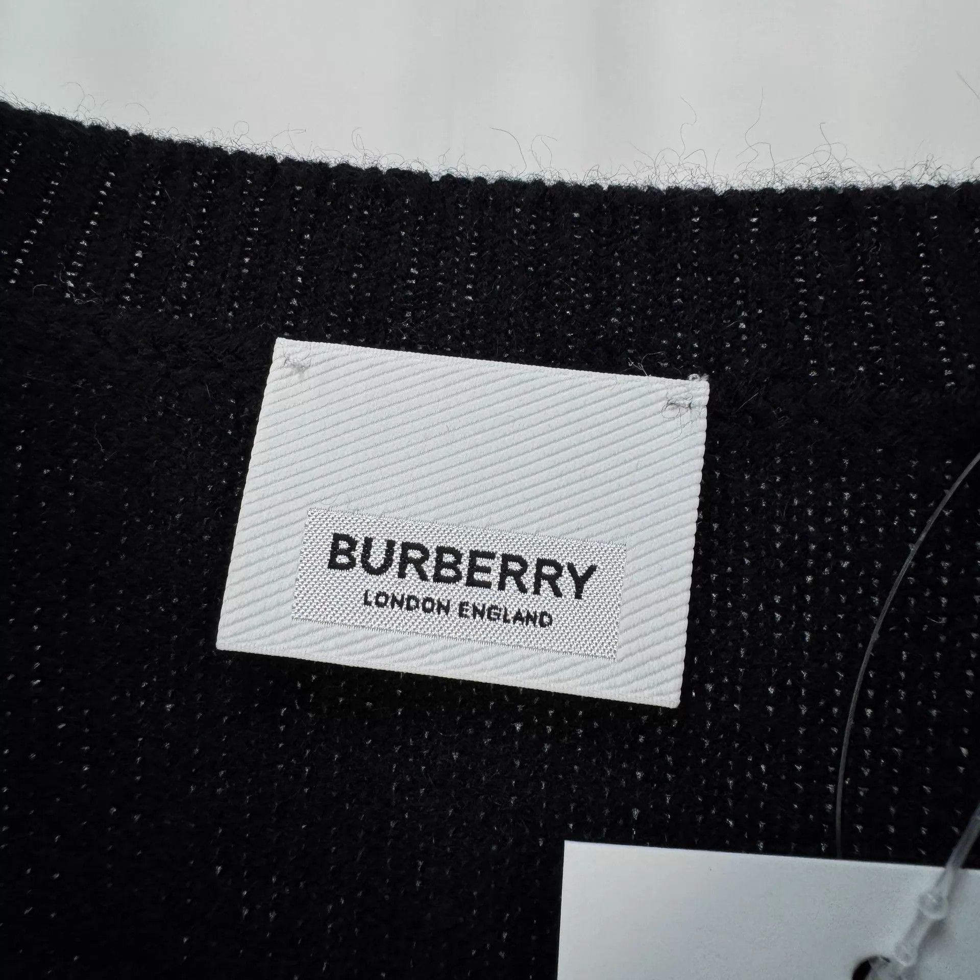 Burberry Burberry Striped Black Wool Knit Sweater L 98 New Size L / US 10 / IT 46 - 6 Thumbnail