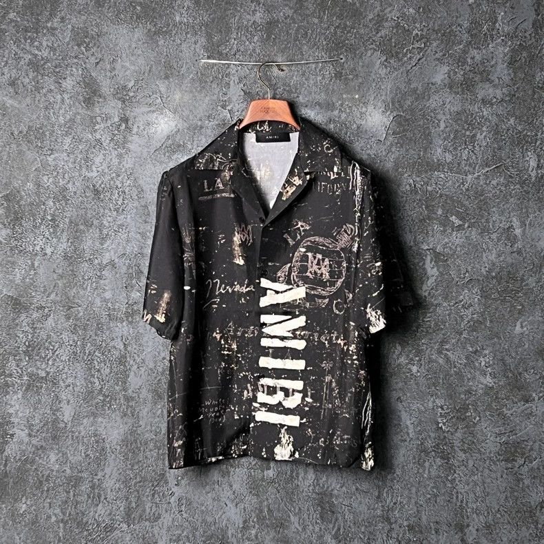 Amiri Amiri Multi-element printed morus alba silk short sleeve Size US S / EU 44-46 / 1 - 1 Thumbnail