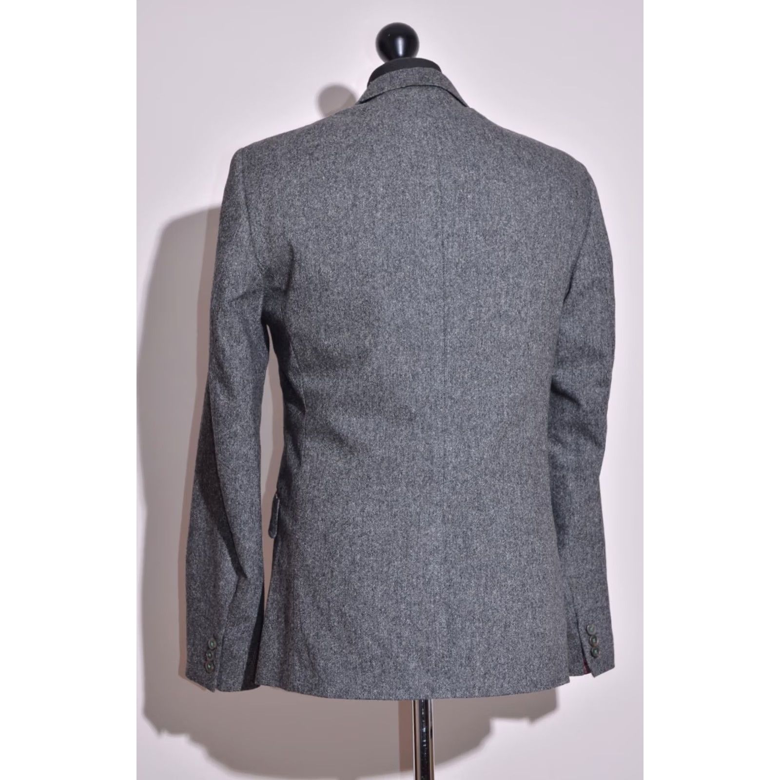 Ted Baker Ted Baker Men Sport Coat Blazer Jacket Wool/Cashmere Grey L Size 42R - 5 Thumbnail