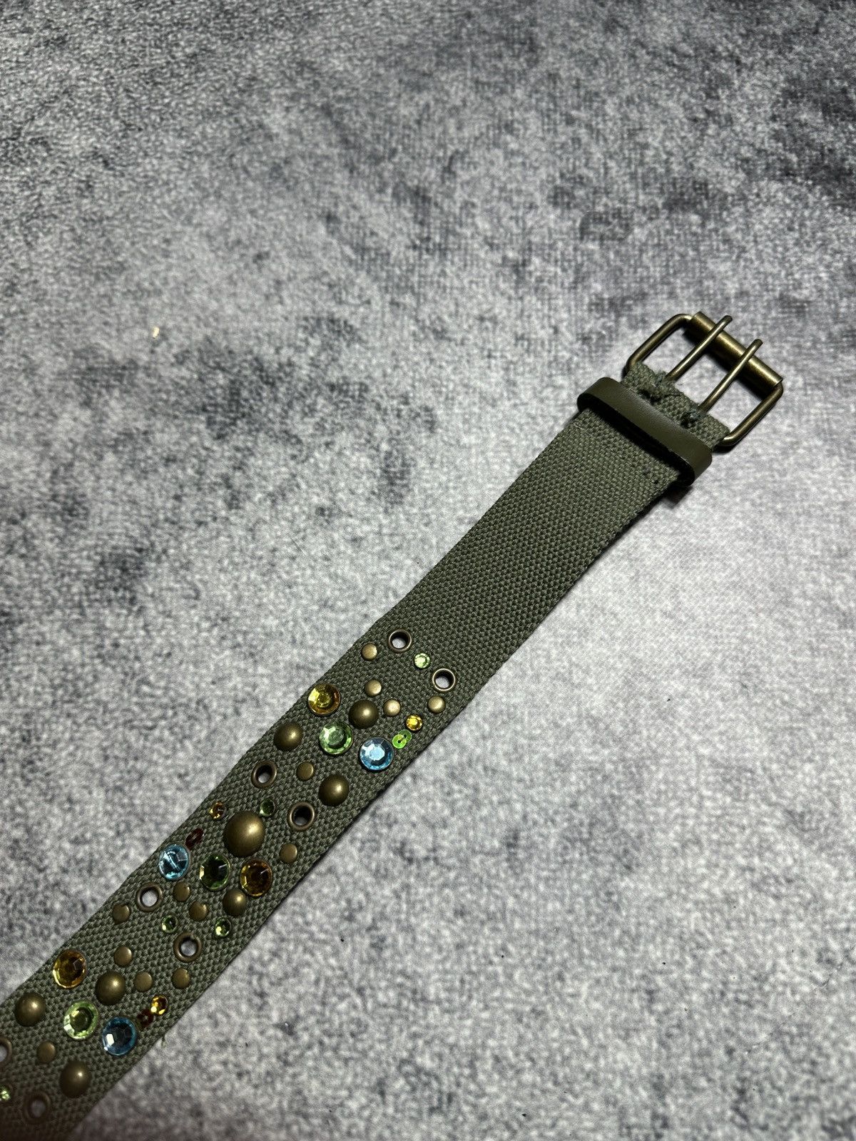 Other Y2K Leather Full Hole Belts Streetwear Opium Style Rare USA Size ONE SIZE - 3 Thumbnail