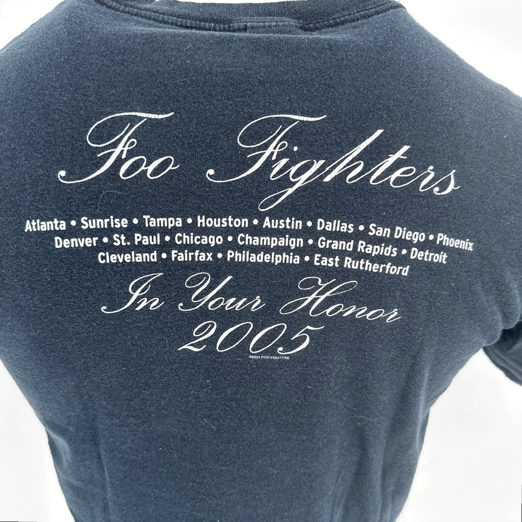 Anvil VINTAGE Anvil Shirt Foo Fighters Mens M Black In Your Honor 2005 Tour Shirt Size US M / EU 48-50 / 2 - 5 Thumbnail