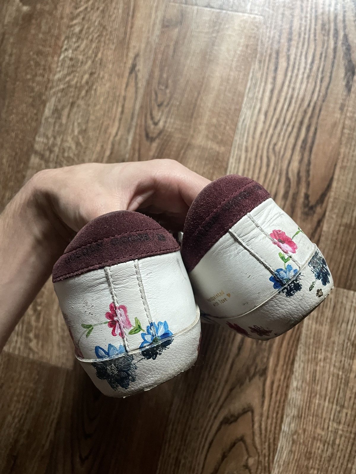 Golden Goose ❗️RARE ❗️ Golden Goose Superstar Floral Hand printed sneakers Size US 6 / IT 36 - 7 Thumbnail