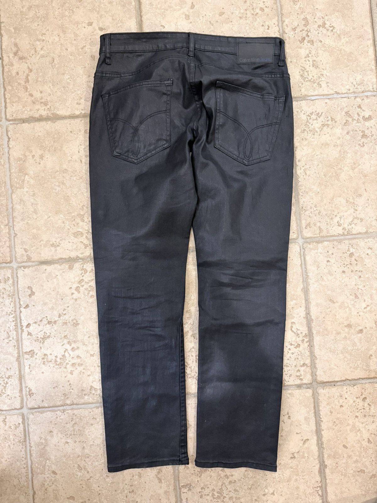 Calvin Klein Calvin Klein waxed jeans Size US 34 / EU 50 - 3 Thumbnail