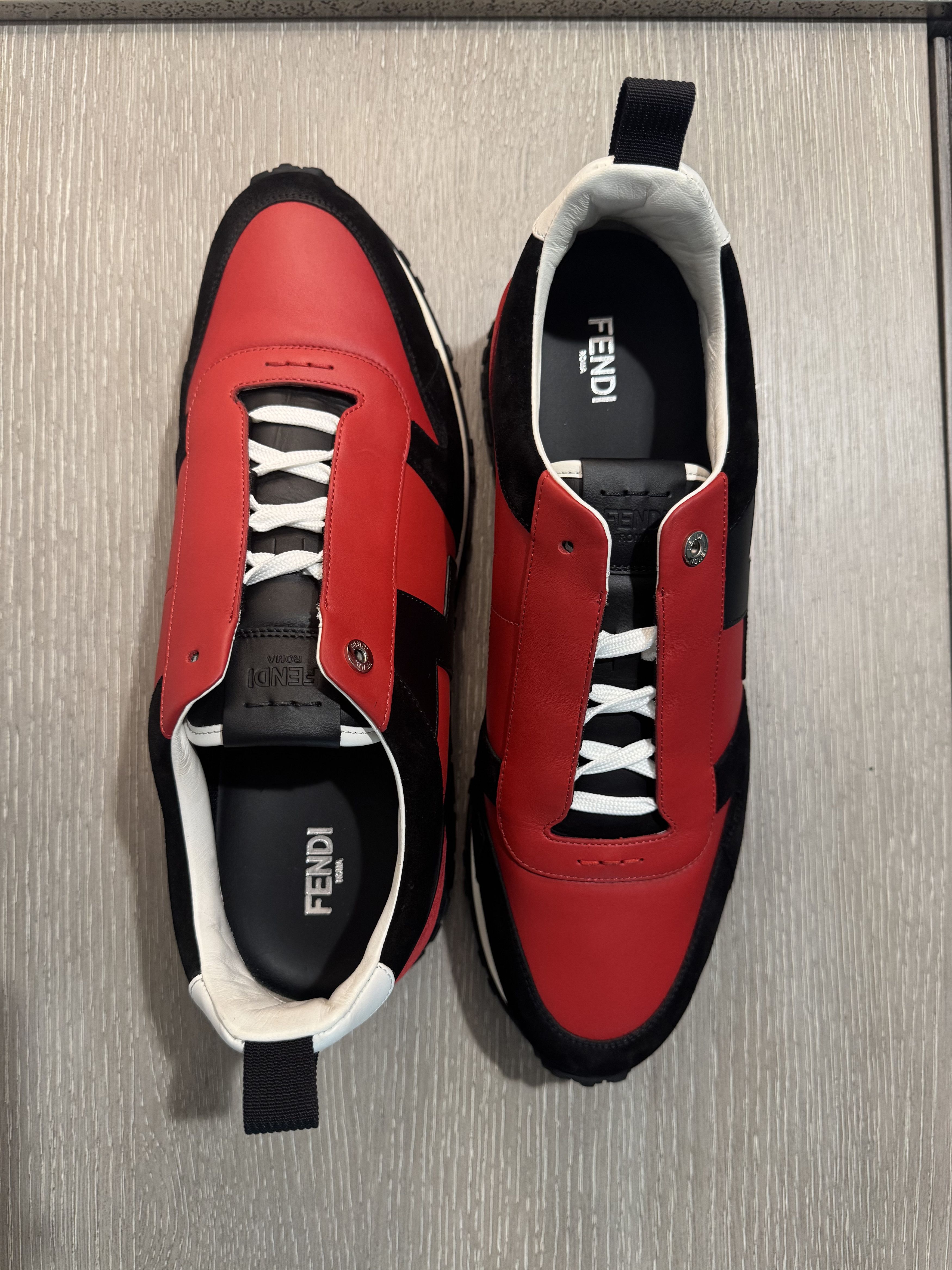 Fendi Mens Fendi lightning bolt sneaker Size US 12 / EU 45 - 5 Thumbnail