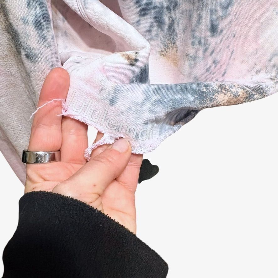 Lululemon Lululemon Cropped Perfectly Oversized Crew 8 Custom Tie Dye Size M / US 6-8 / IT 42-44 - 3 Thumbnail