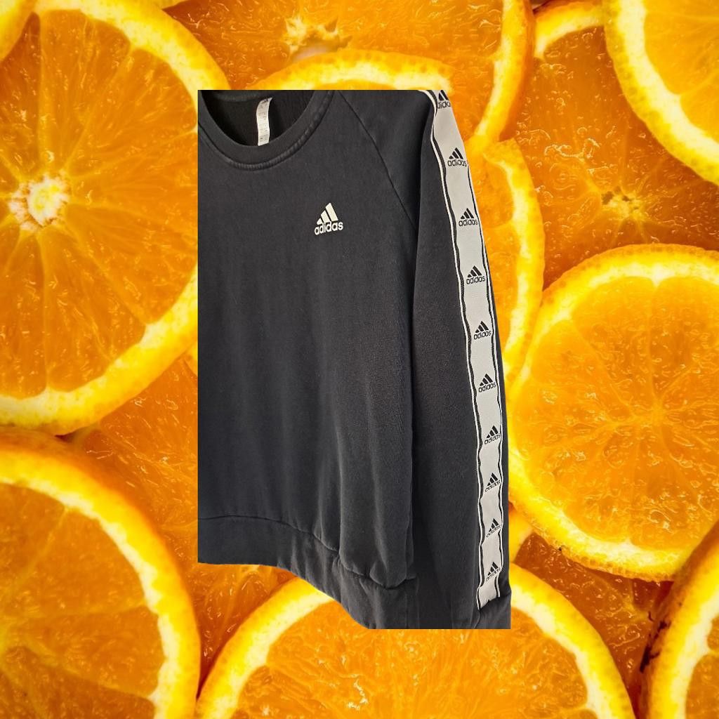 Adidas Black Adidas Sweatshirt With Adidas Down the Sleeves Size S Size US S / EU 44-46 / 1 - 3 Thumbnail