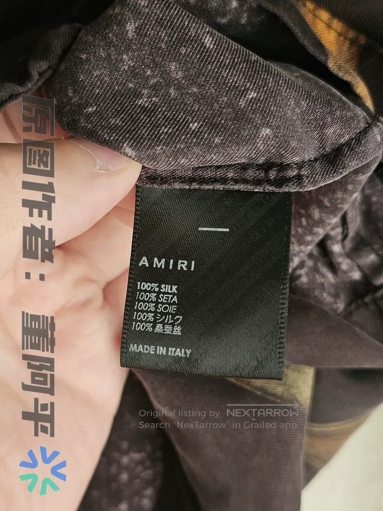 Amiri Amiri Silk screen printed short sleeve shirt Size US L / EU 52-54 / 3 - 5 Thumbnail